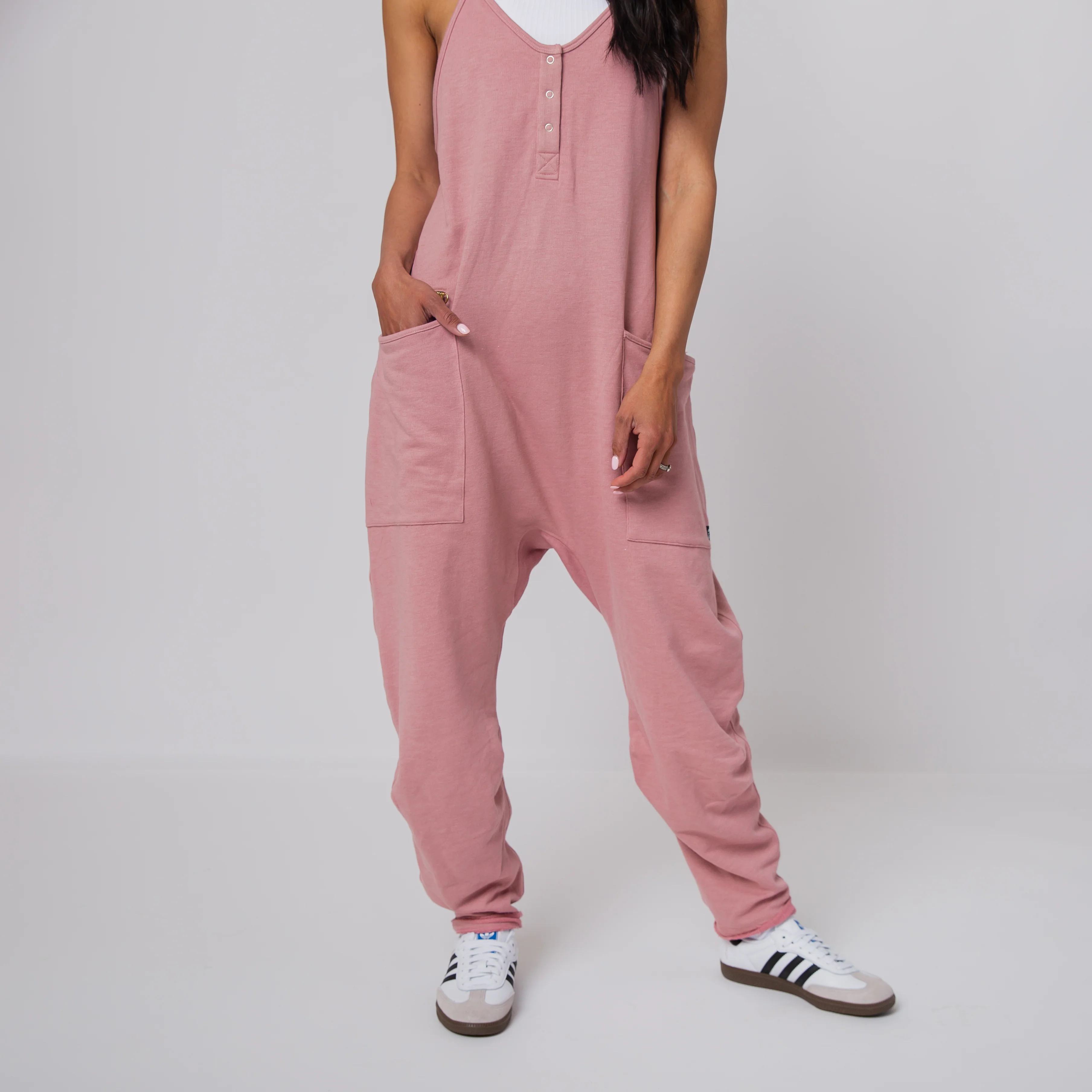 Women's Tank Romper - Blush - Image 7
