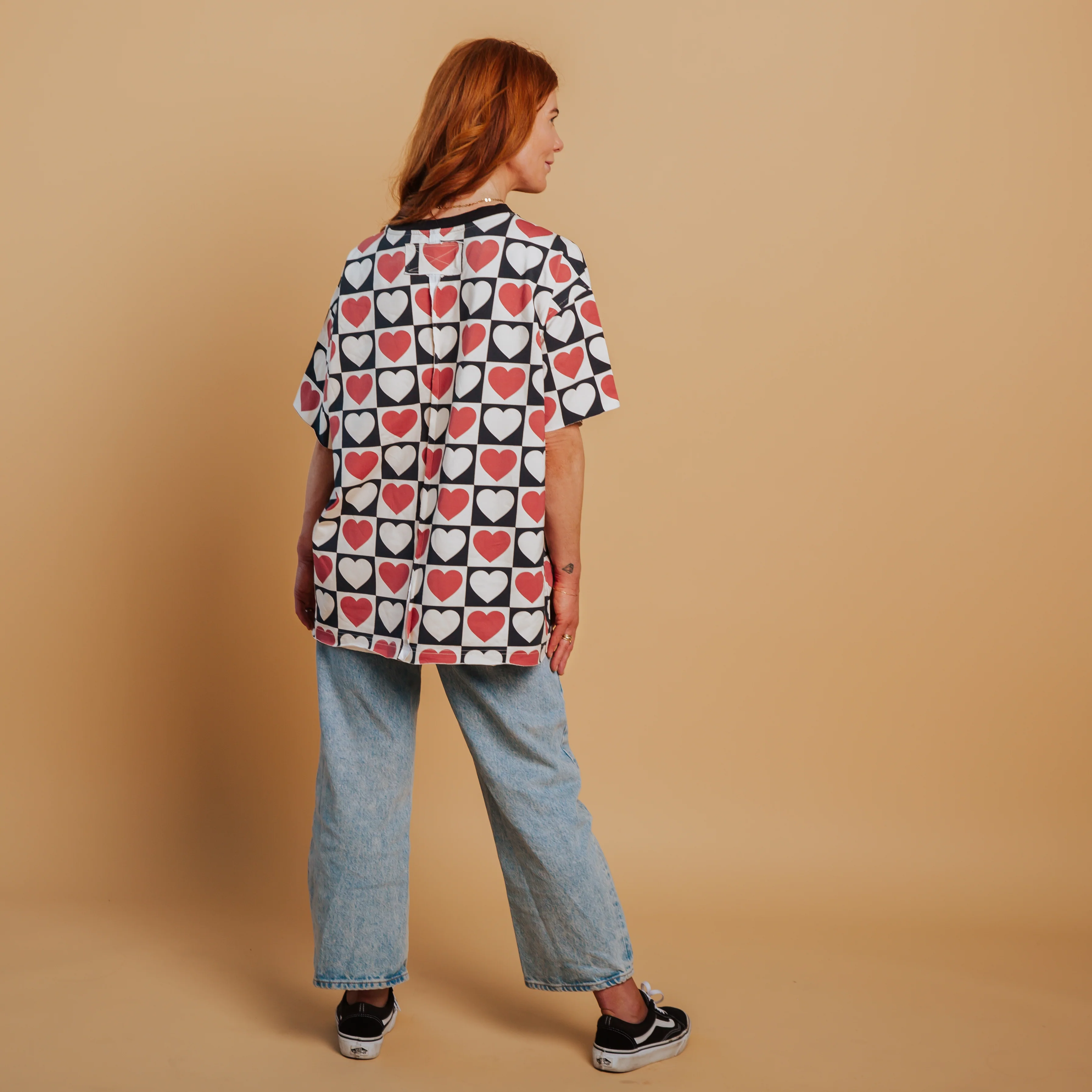 Boyfriend Tee - Heart Check - Image 3