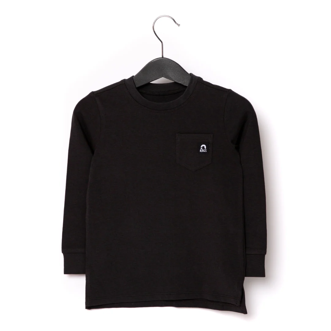 Essentials Long Sleeve Tee - 'Phantom' - Image 3