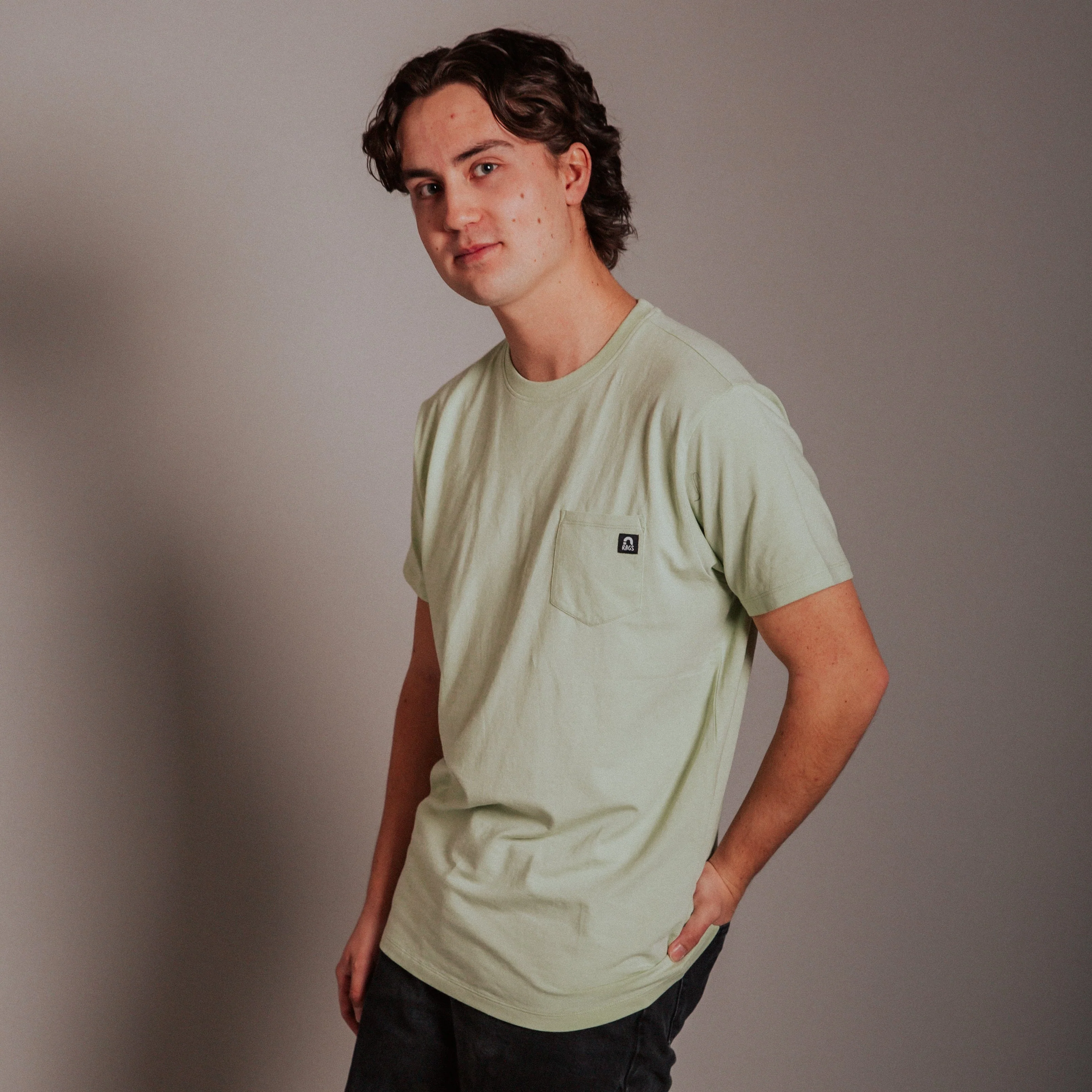 Essentials Men's Tee - 'Sage'