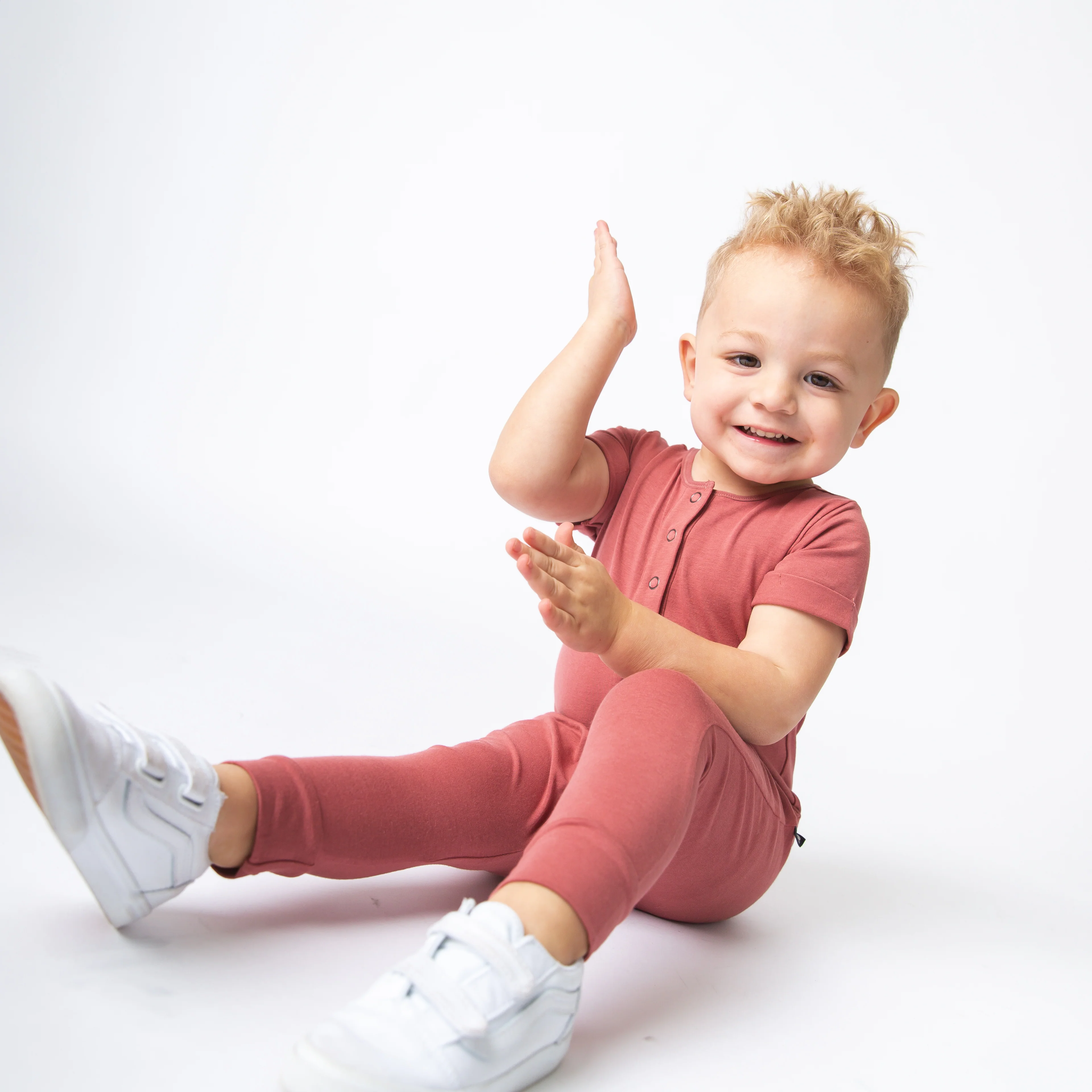 Essentials Rag Romper - Faded Rose - Image 2