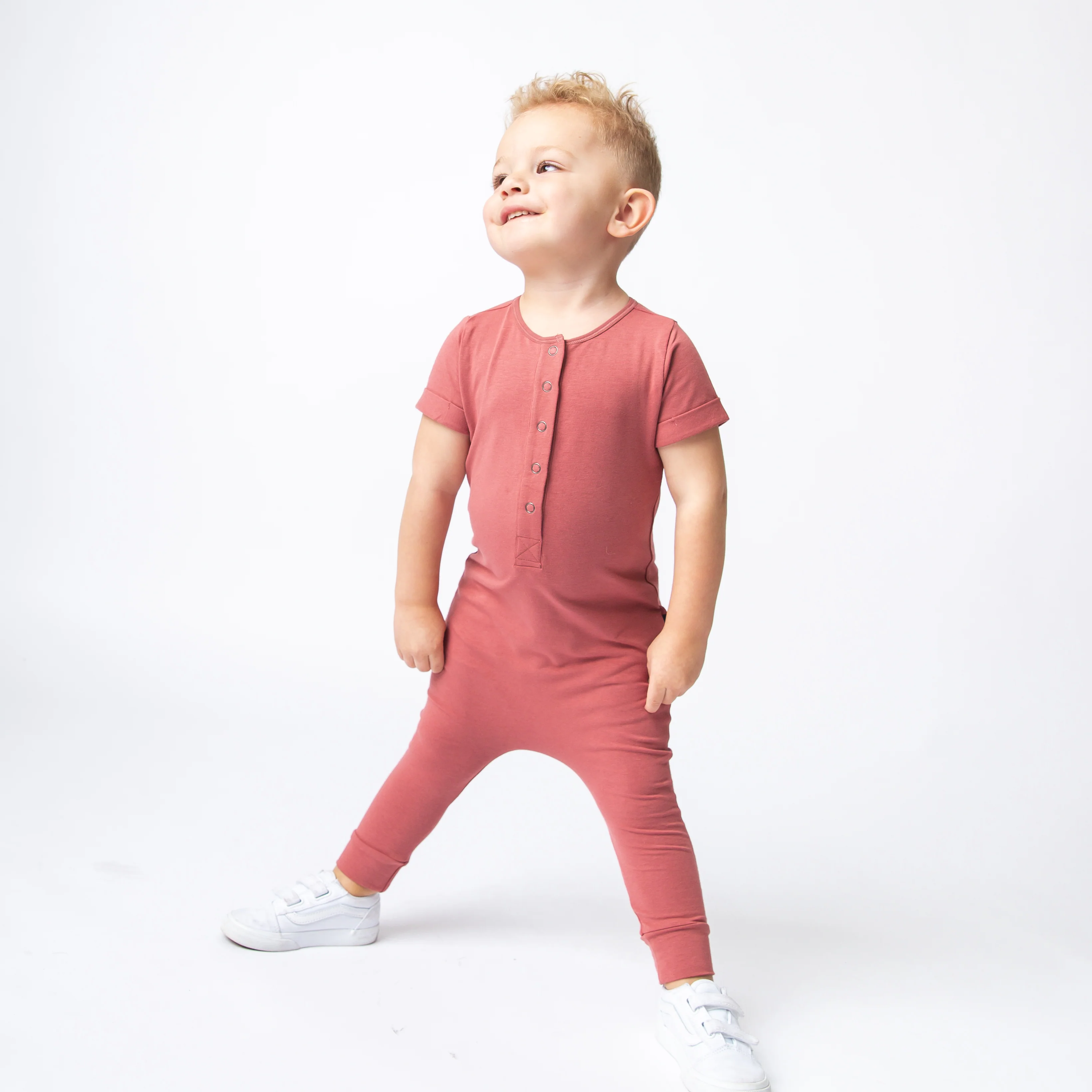 Essentials Rag Romper - Faded Rose - Image 3