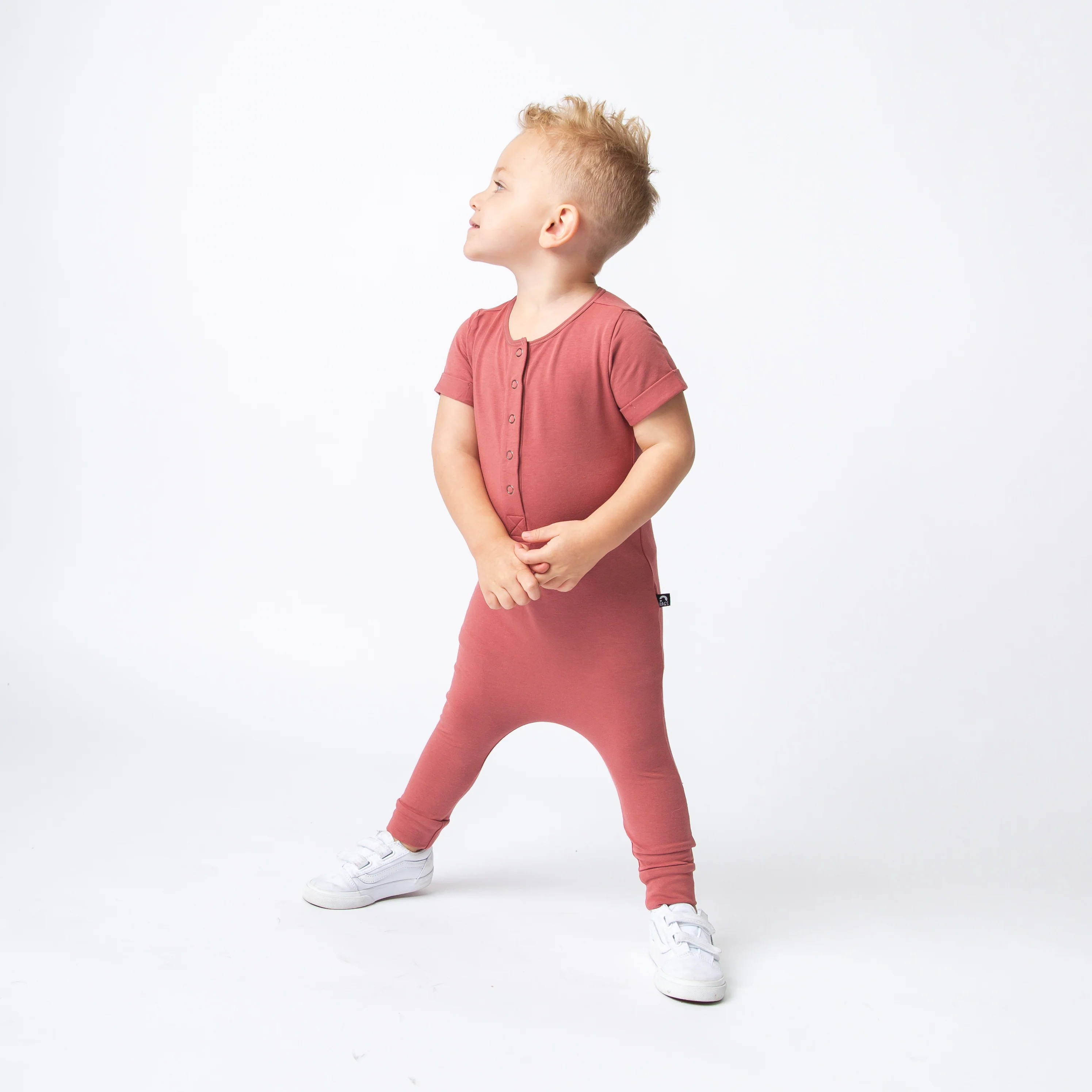 Essentials Rag Romper - Faded Rose - Image 4