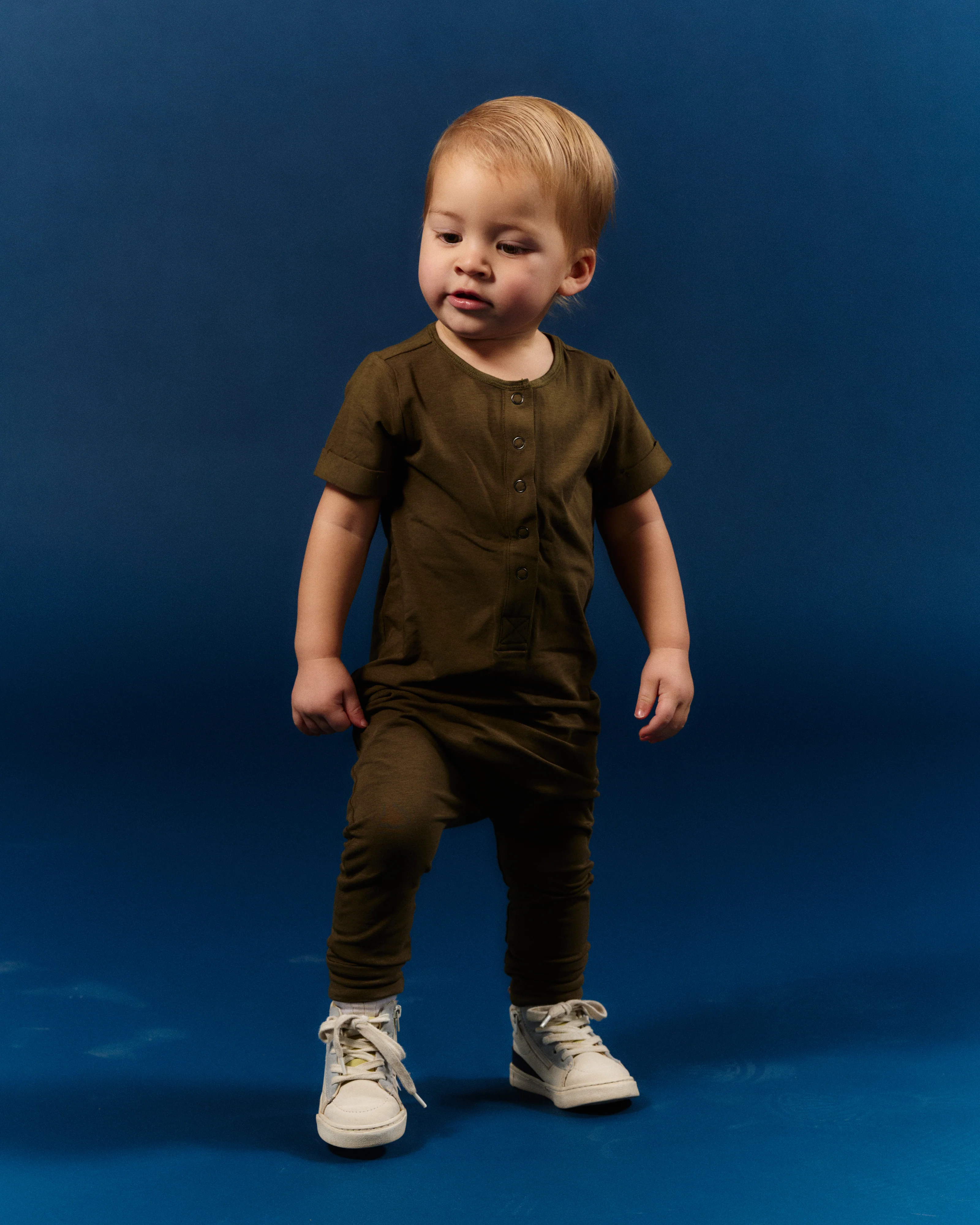 Essentials Rag Romper - Olive - Image 3