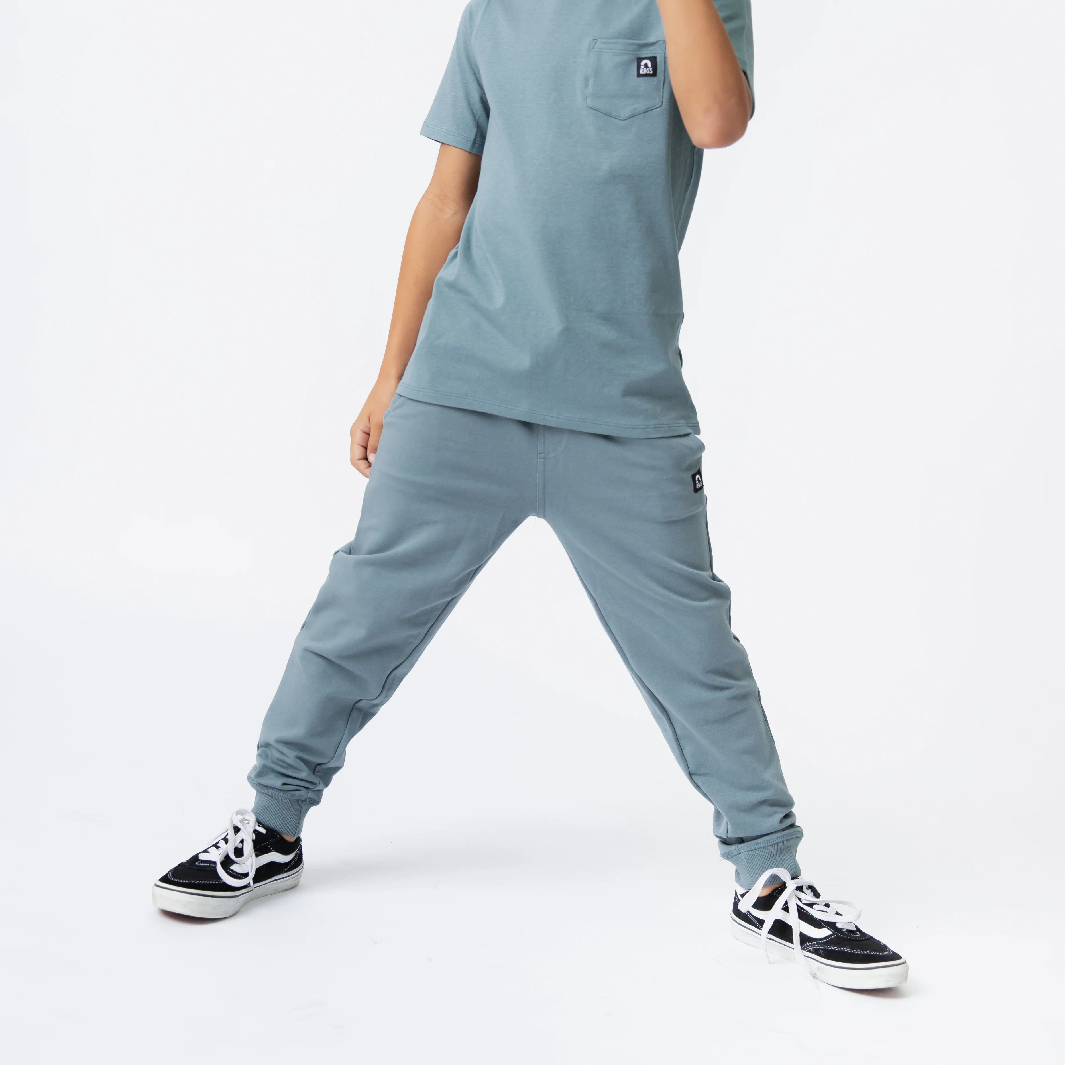 Essentials Relaxed Fit Joggers - Goblin Blue - Image 4