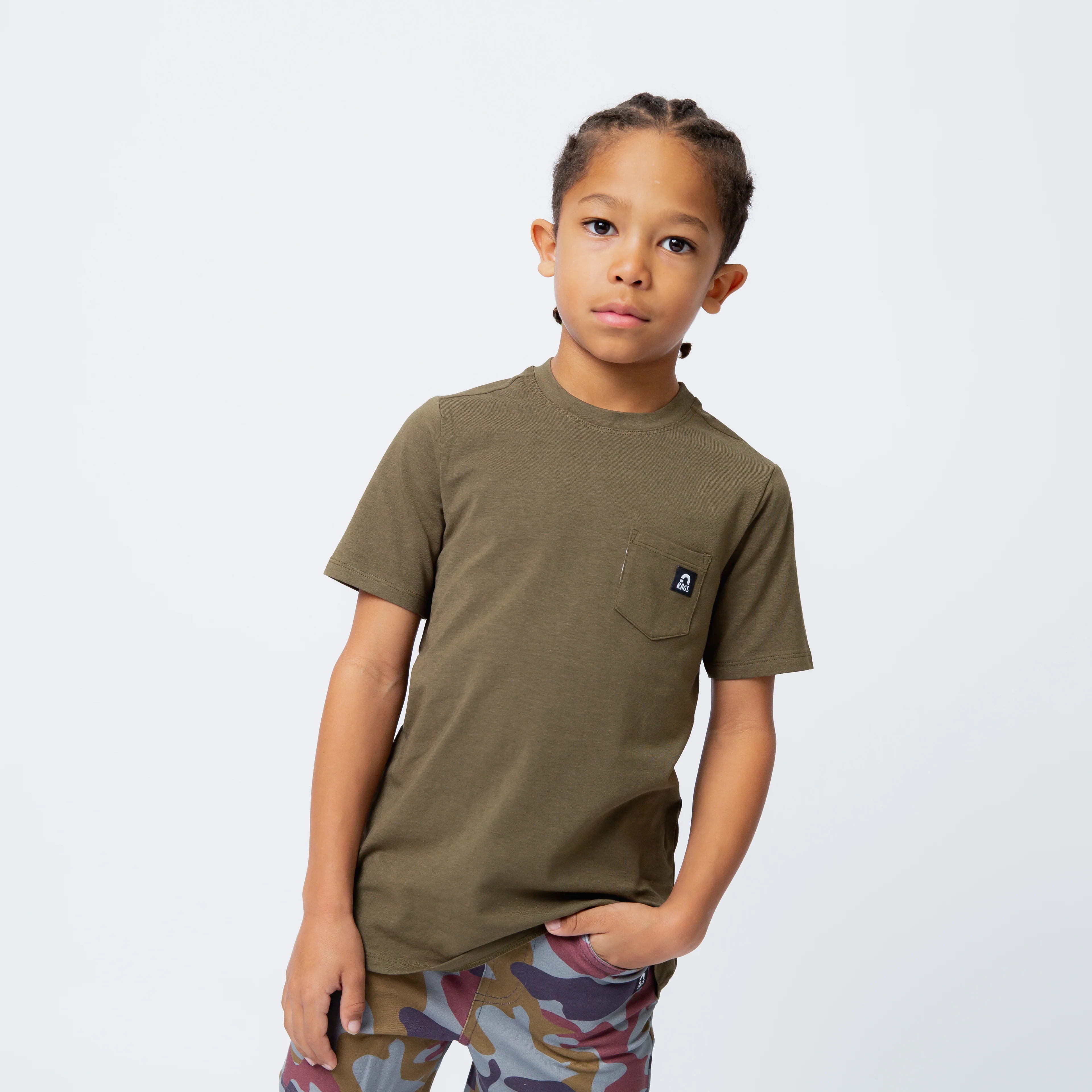 Essentials Short Sleeve Tee - Olive - Image 2