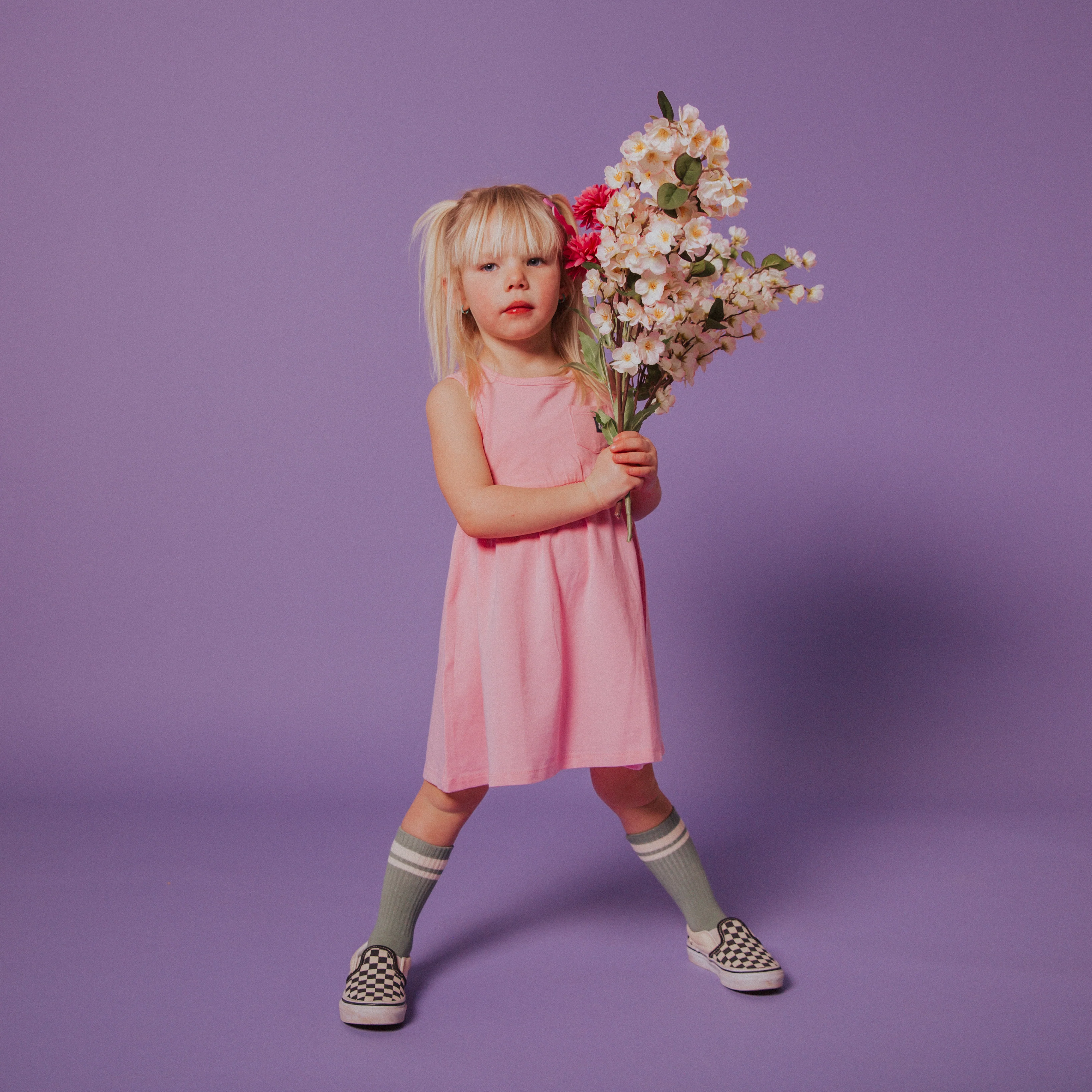 Essentials Tank Dress - 'Light Pink' - Image 5