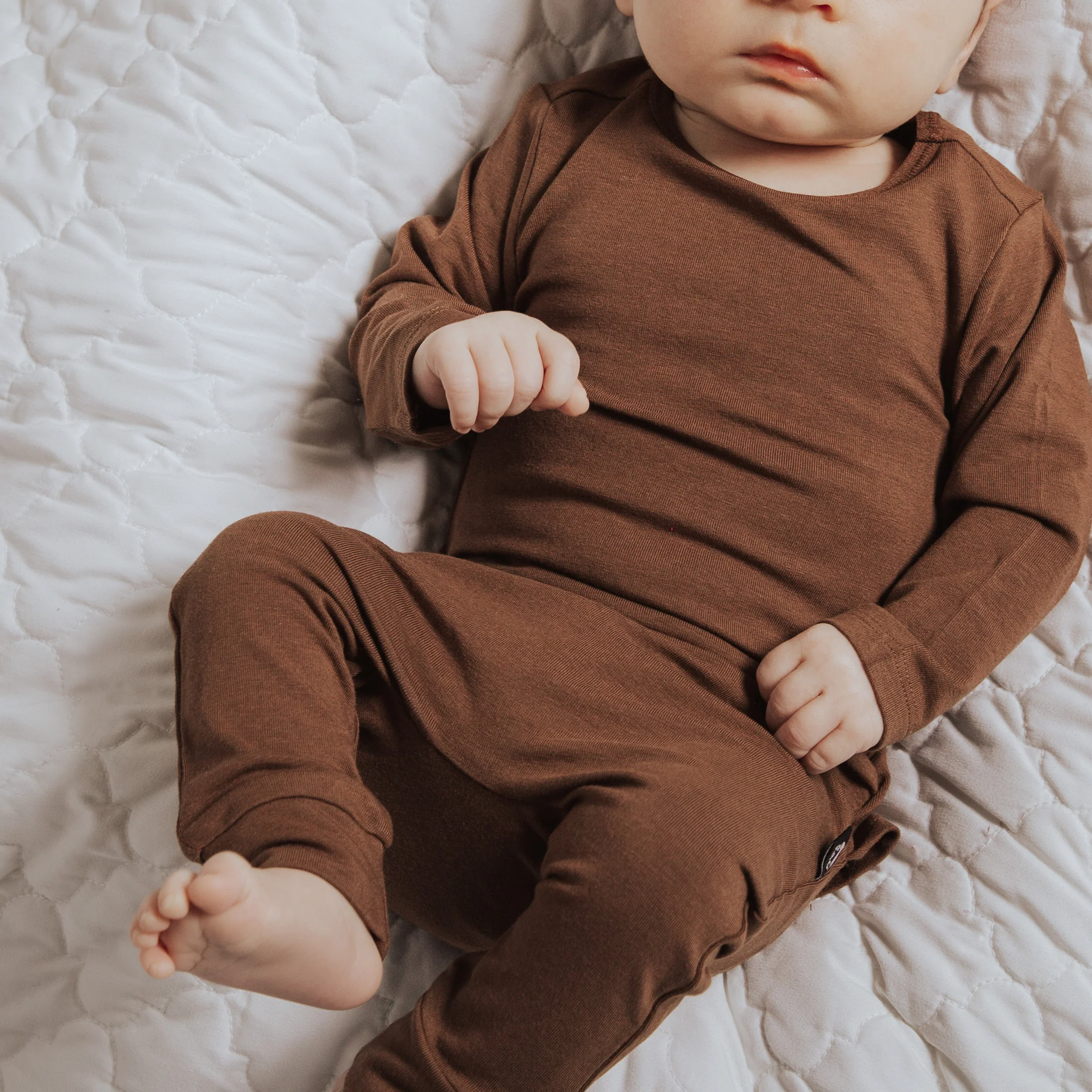 Essentials Peekabooty™ Rag Romper - Toffee - Image 3