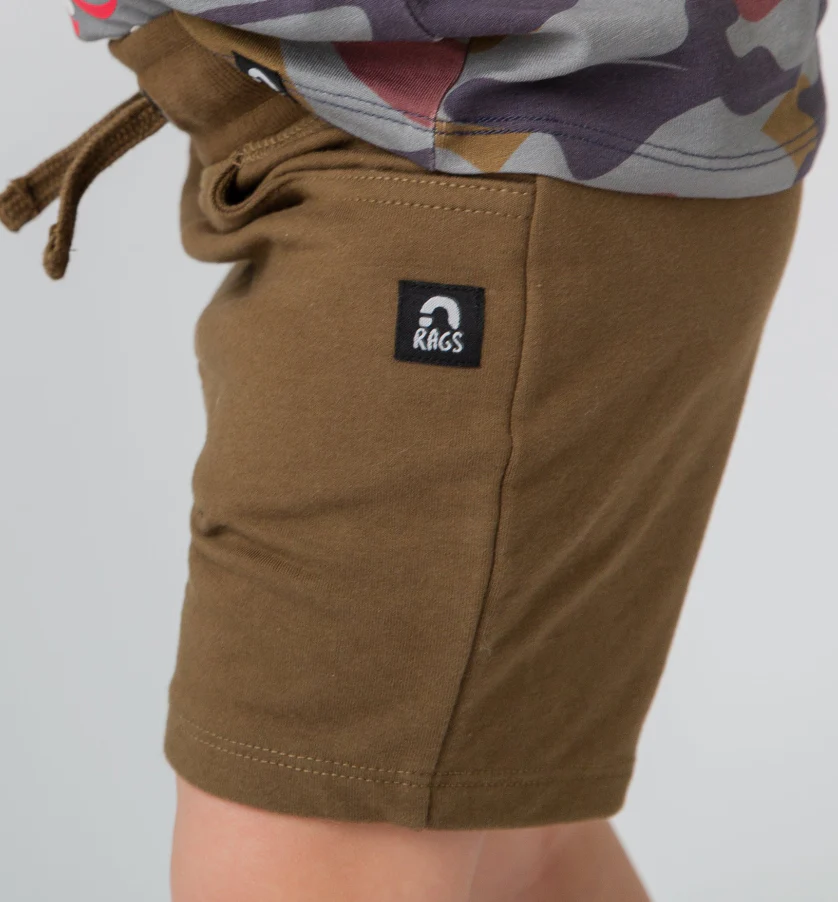 Essentials Shorts - Olive Green - Image 2