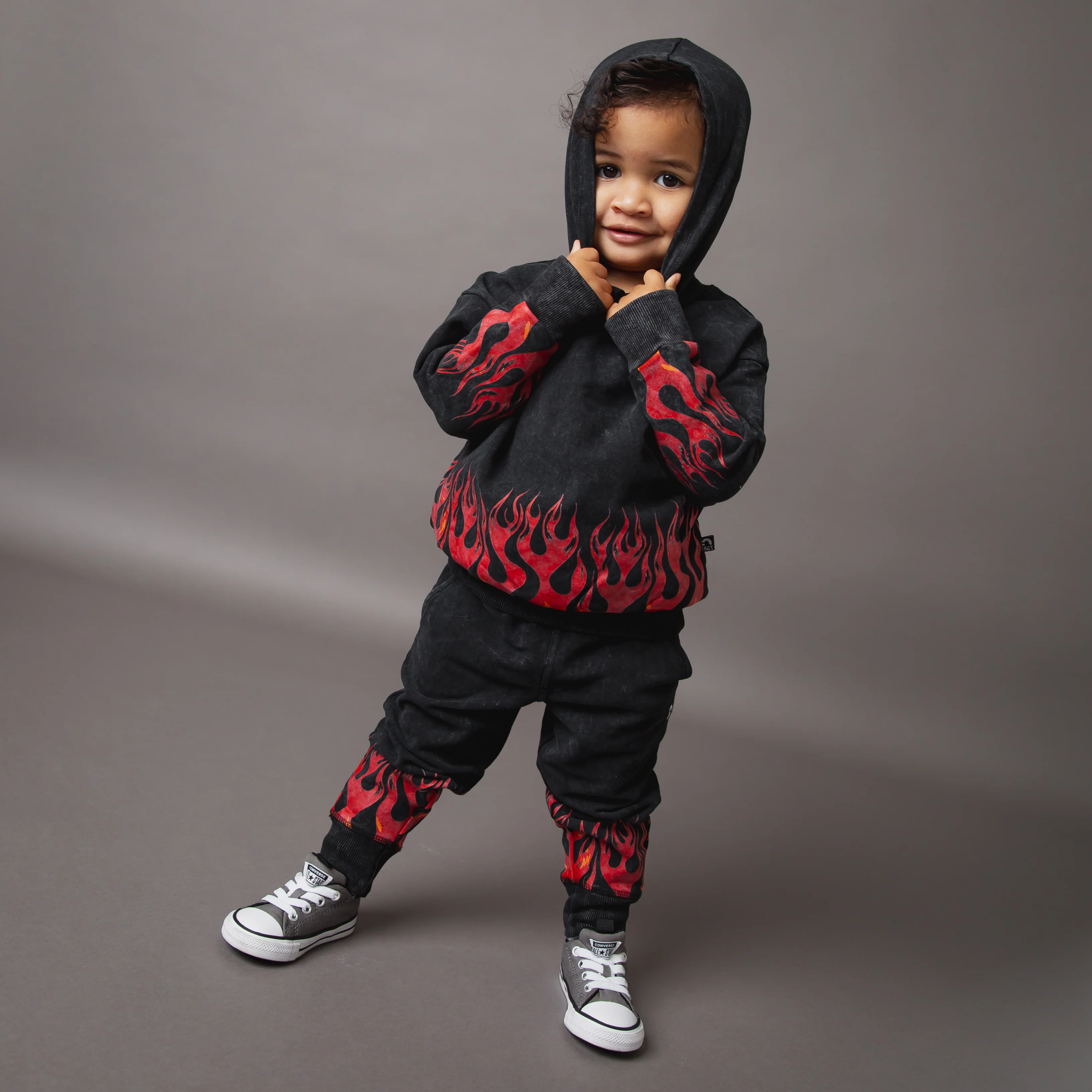 Kids Hoodie - Flames - Image 3