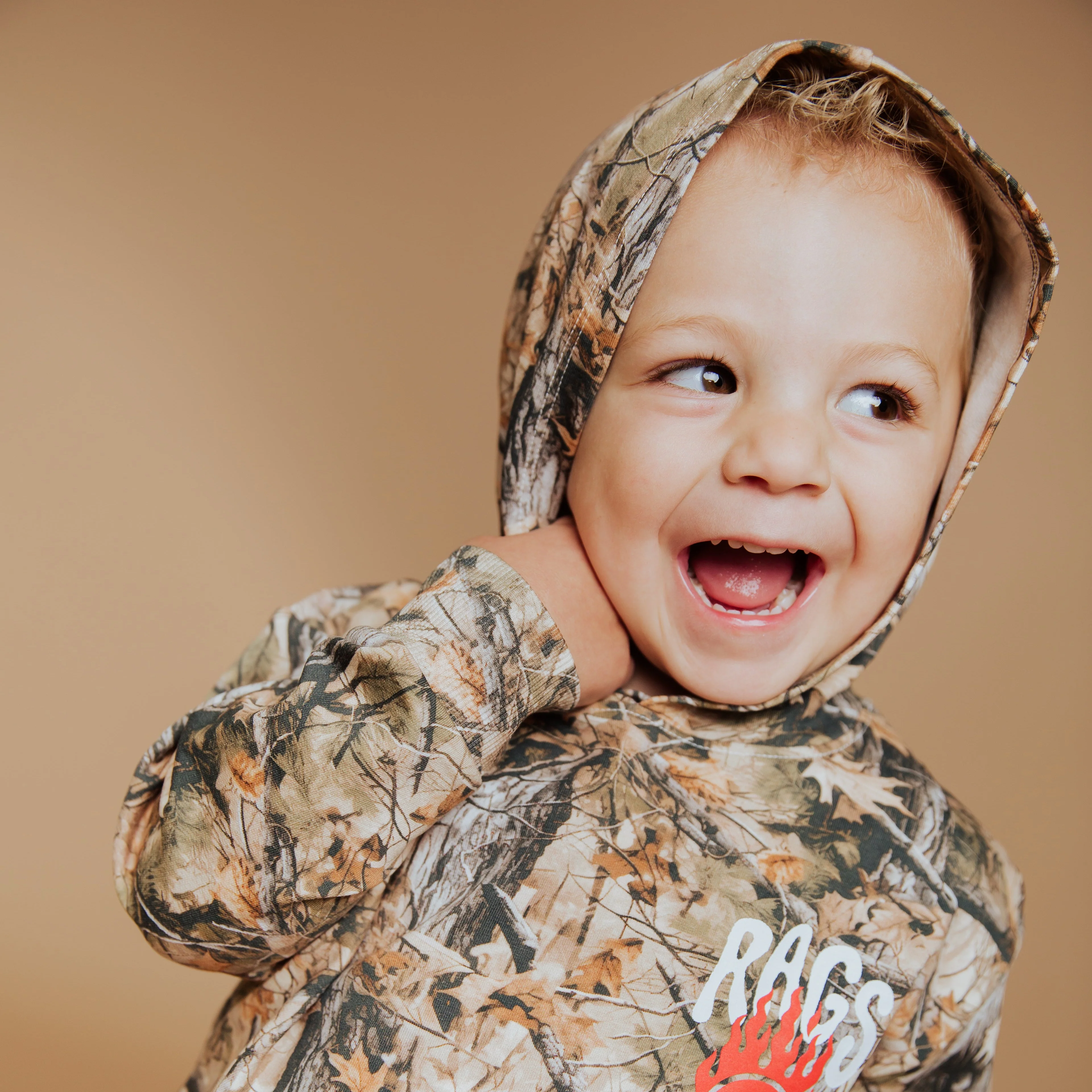 Kids Hoodie - Camo - Image 3