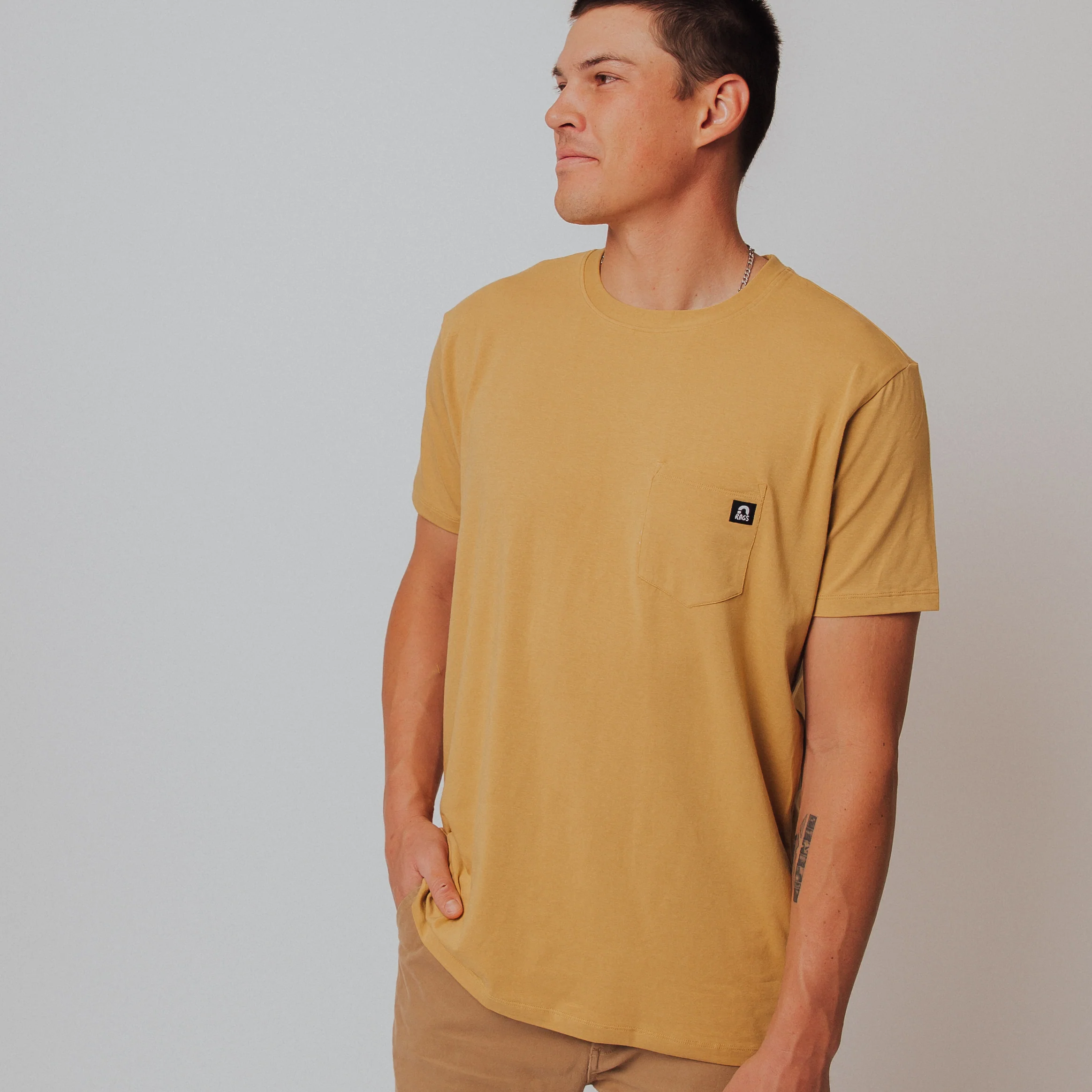 Adult Unisex Tee - Curry - Image 2