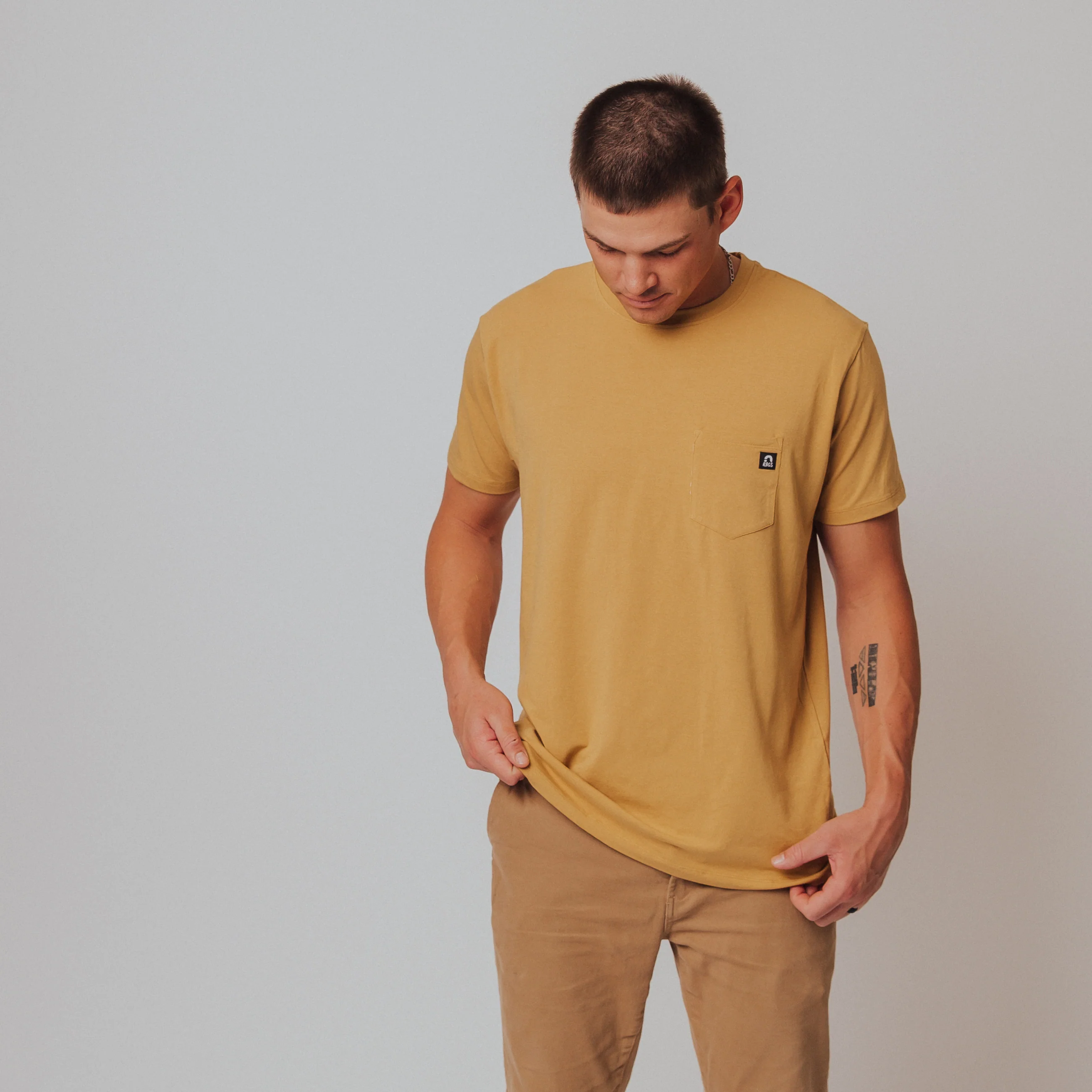 Adult Unisex Tee - Curry - Image 3