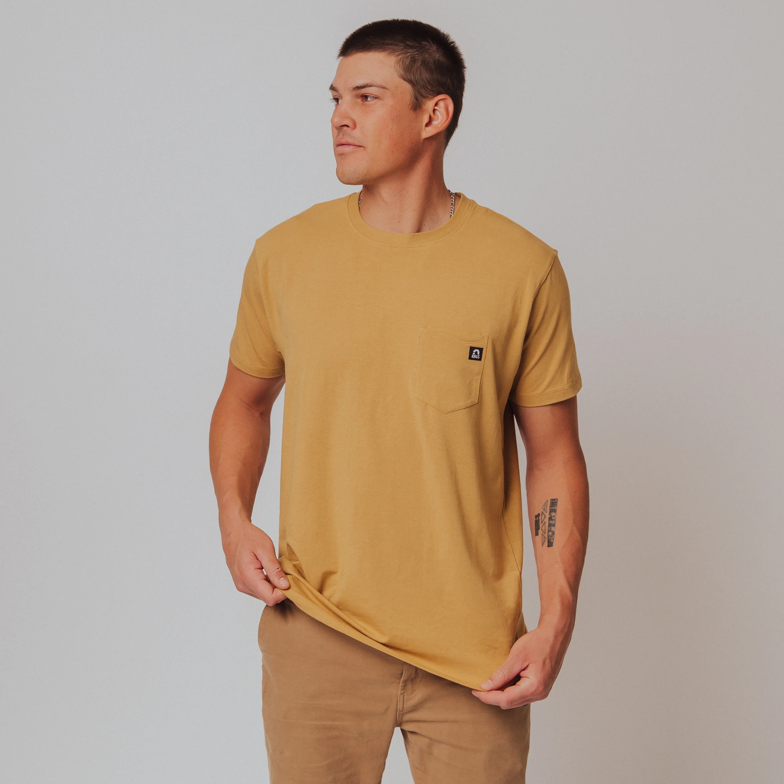 Adult Unisex Tee - Curry - Image 4