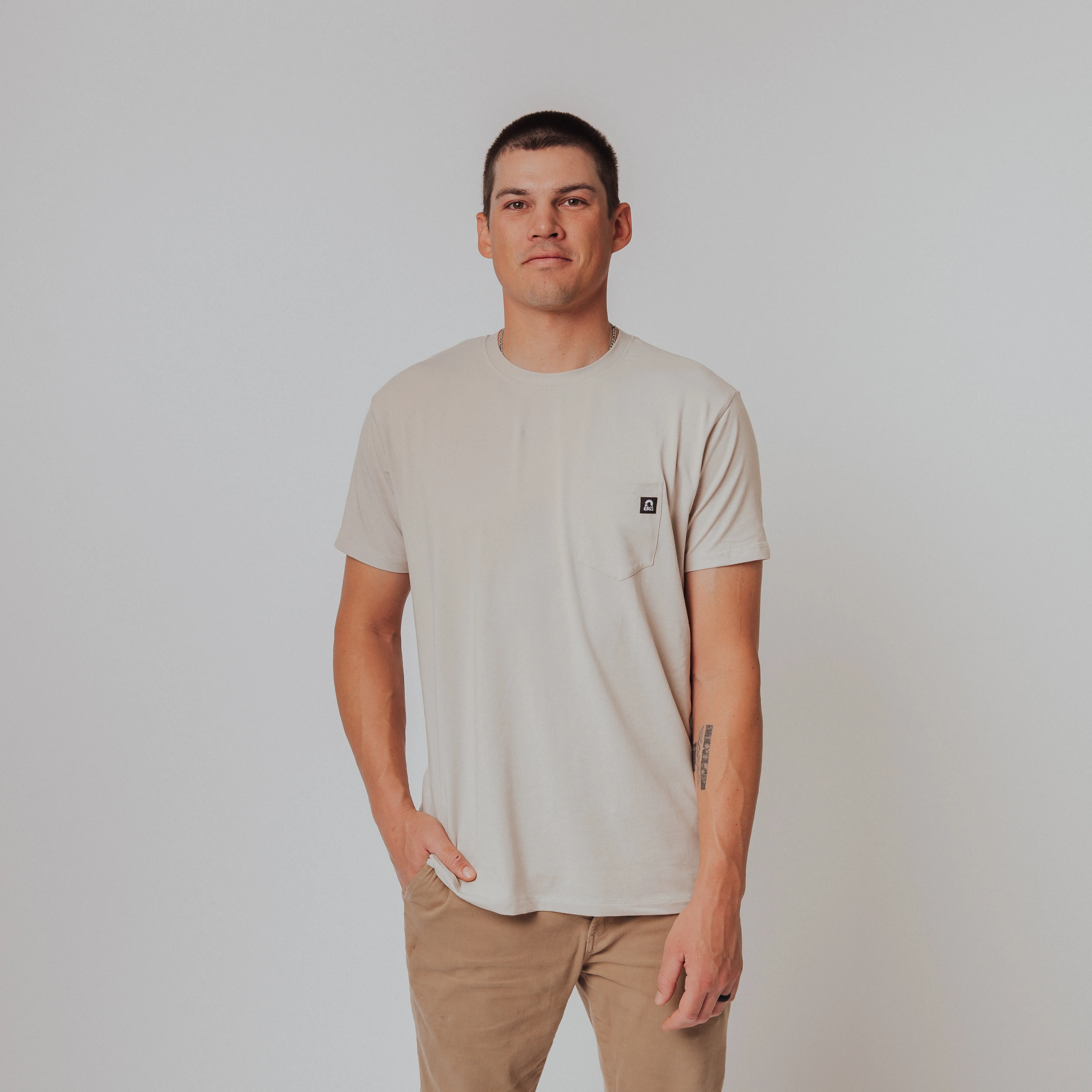 Adult Unisex Tee - Stone Gray - Image 3
