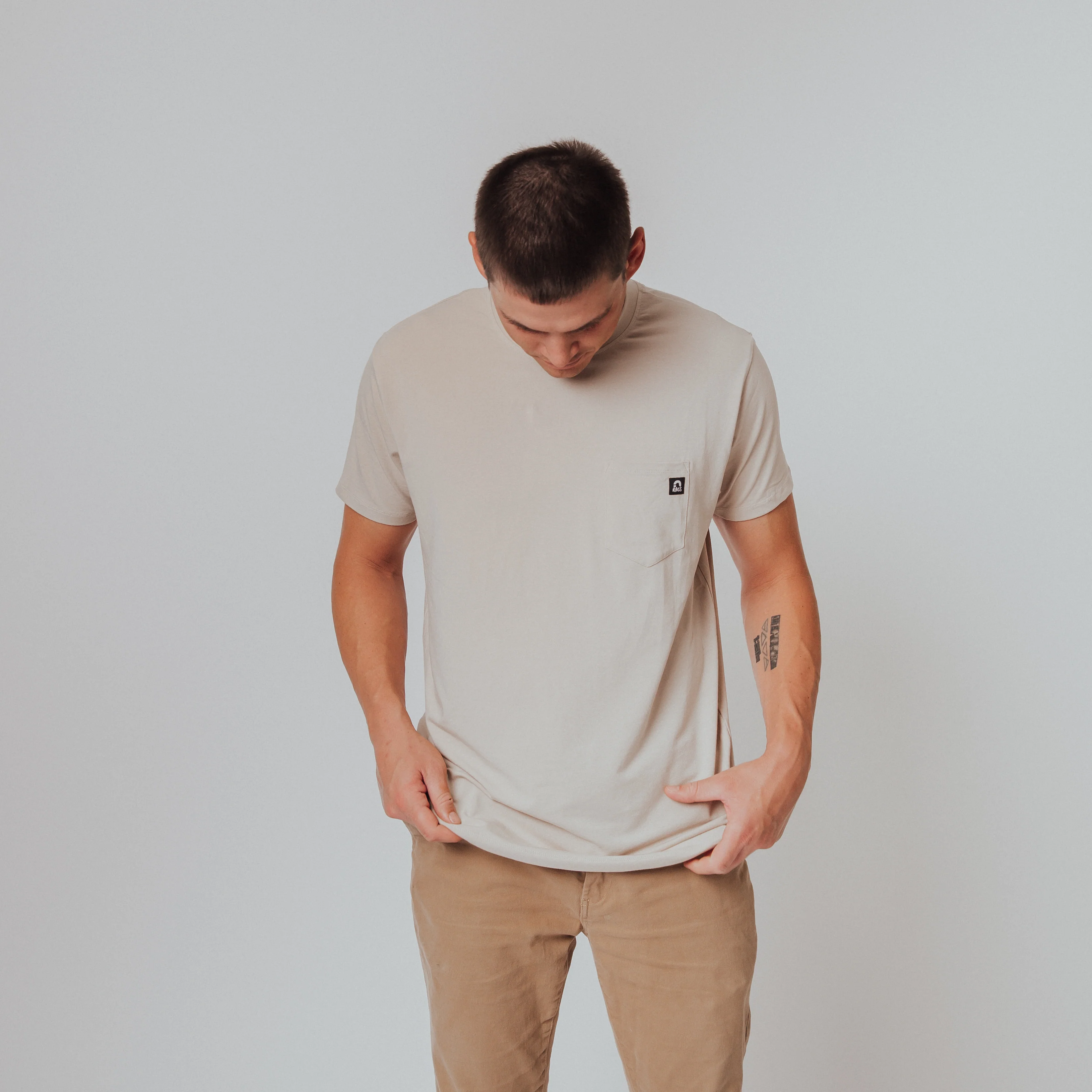 Adult Unisex Tee - Stone Gray - Image 4
