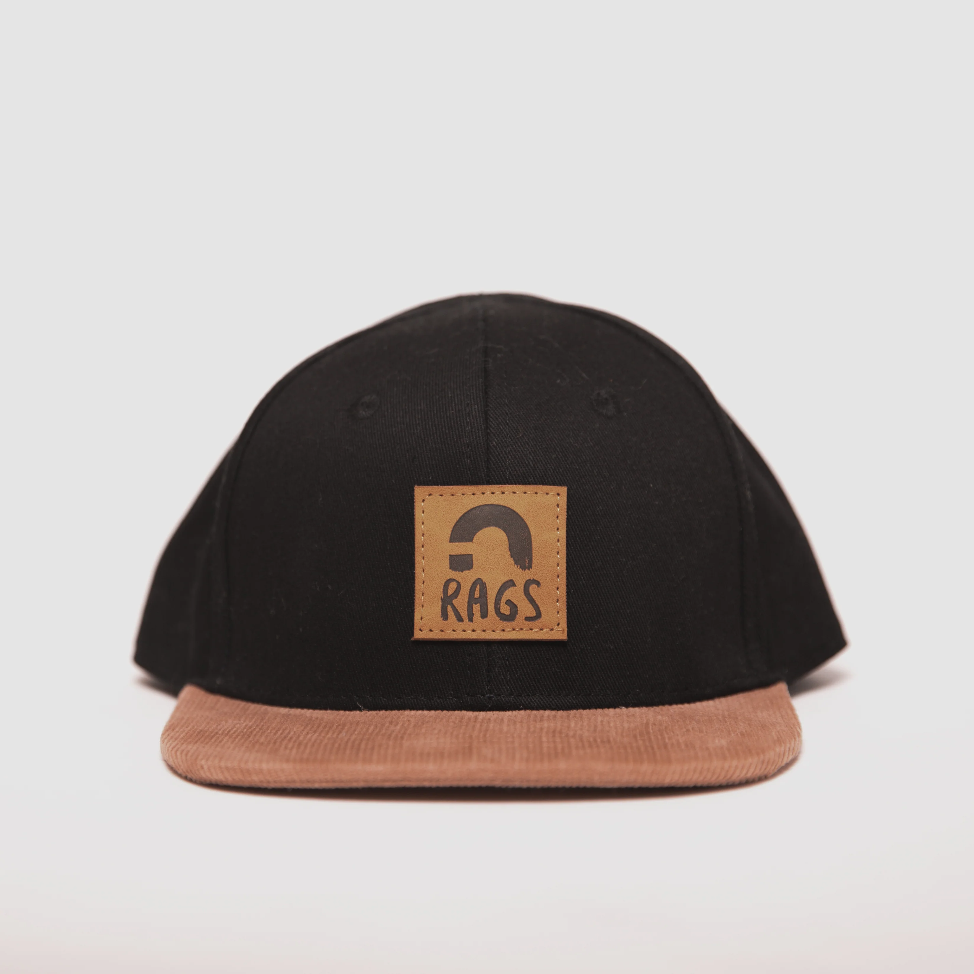 Snapback Hat - Black + Brown - Image 3