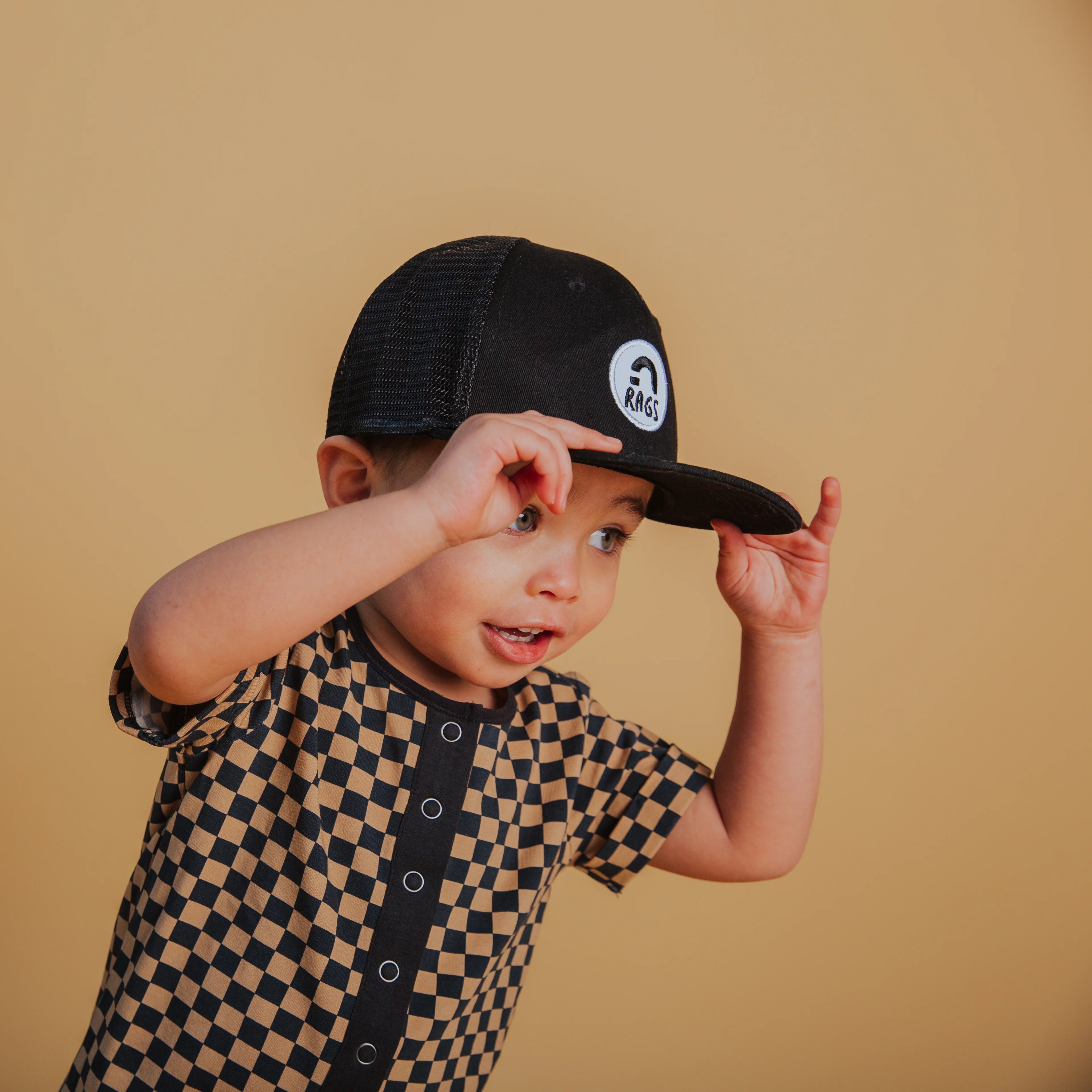 Snapback Hat - Black - Image 2