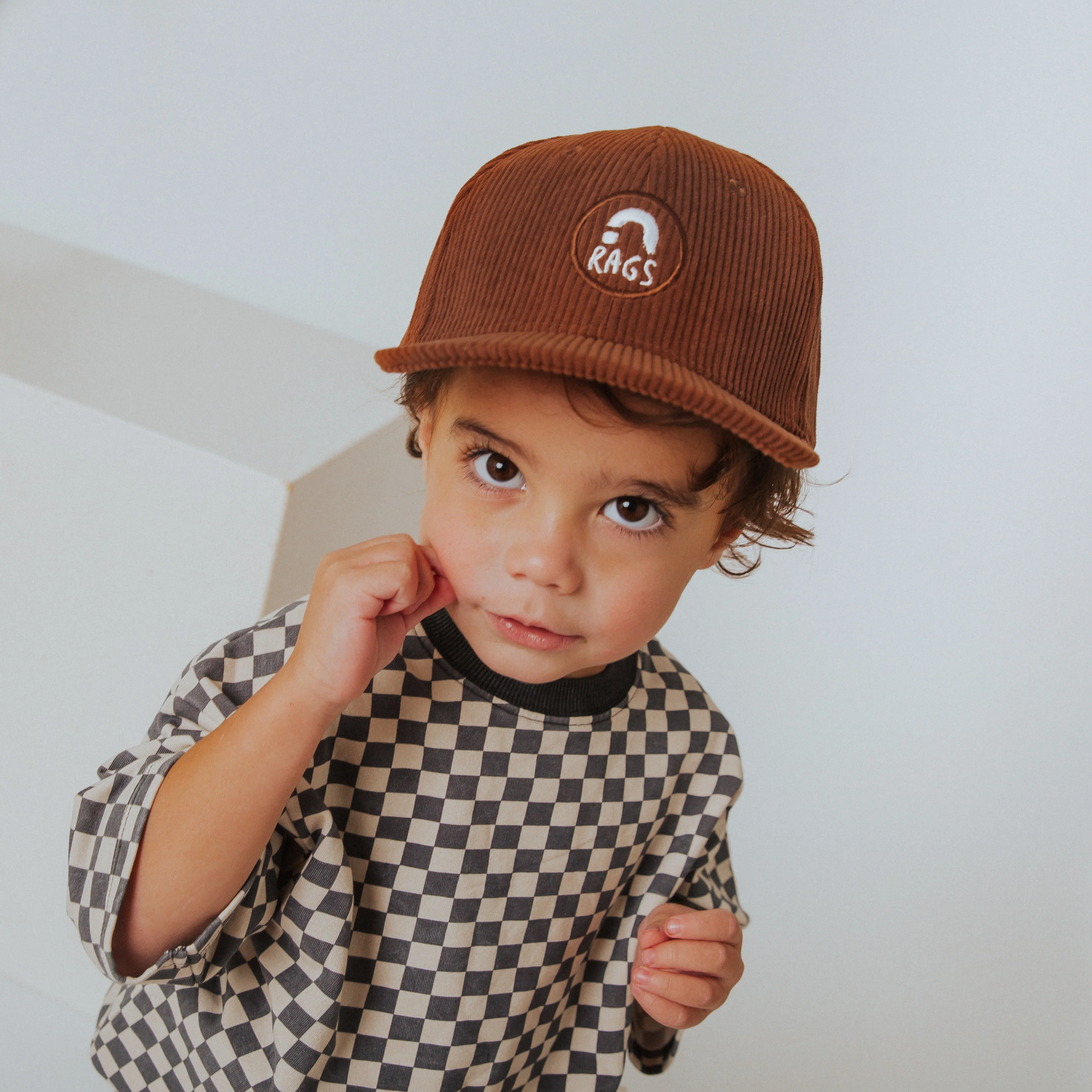 Snapback Hat - Brown - Image 5