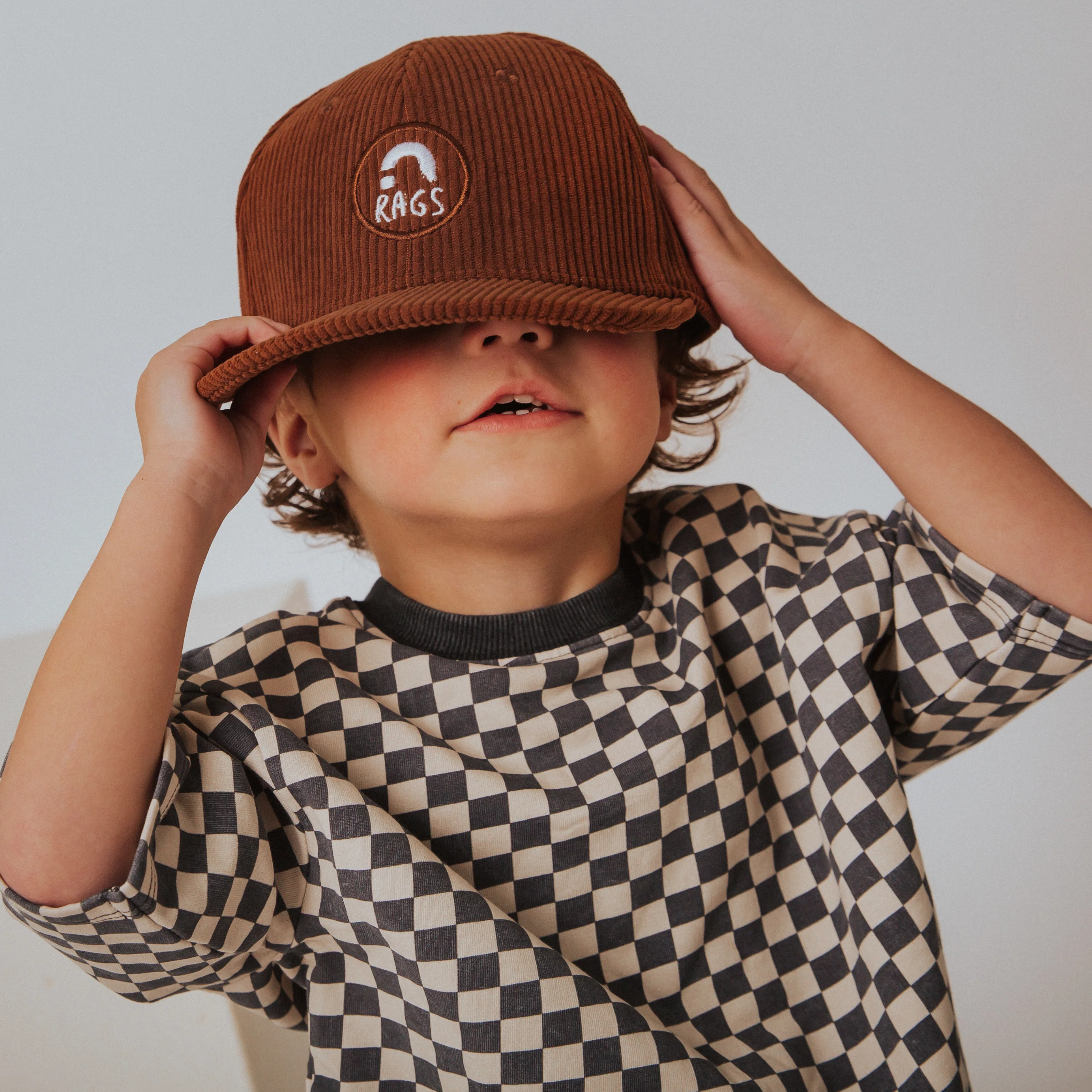 Snapback Hat - Brown - Image 7