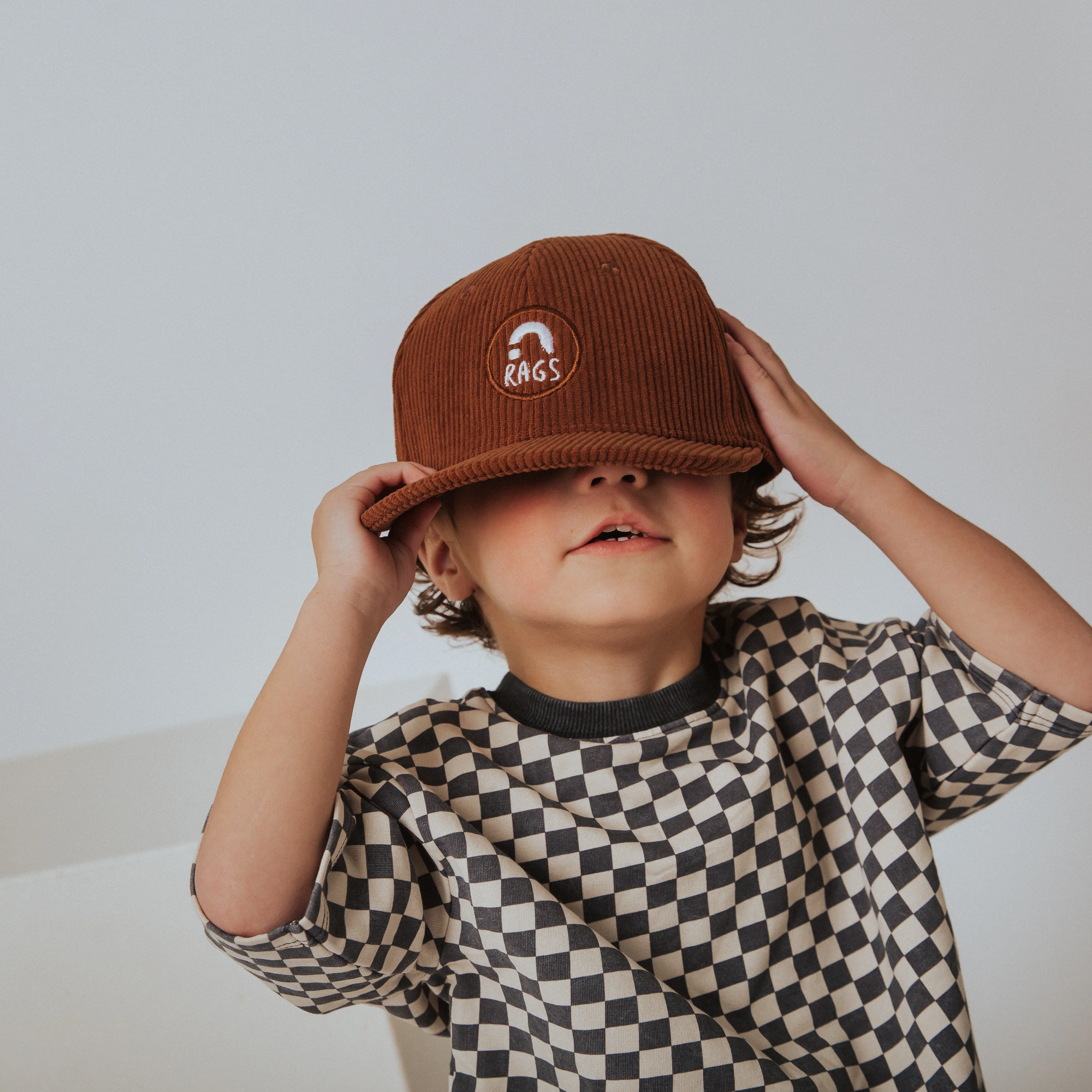 Snapback Hat - Brown - Image 8