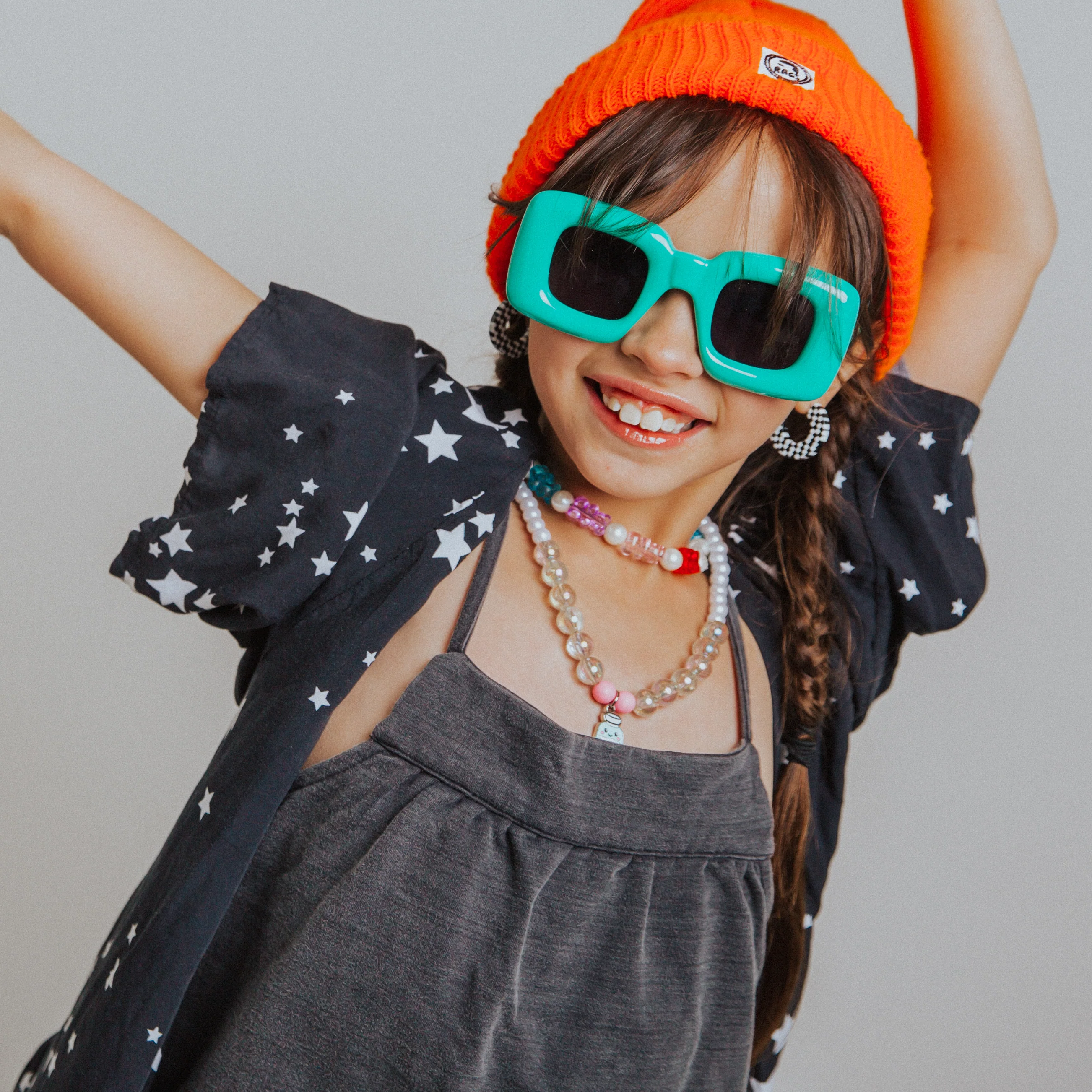 Basic Beanie - 'Neon Orange' - Image 5