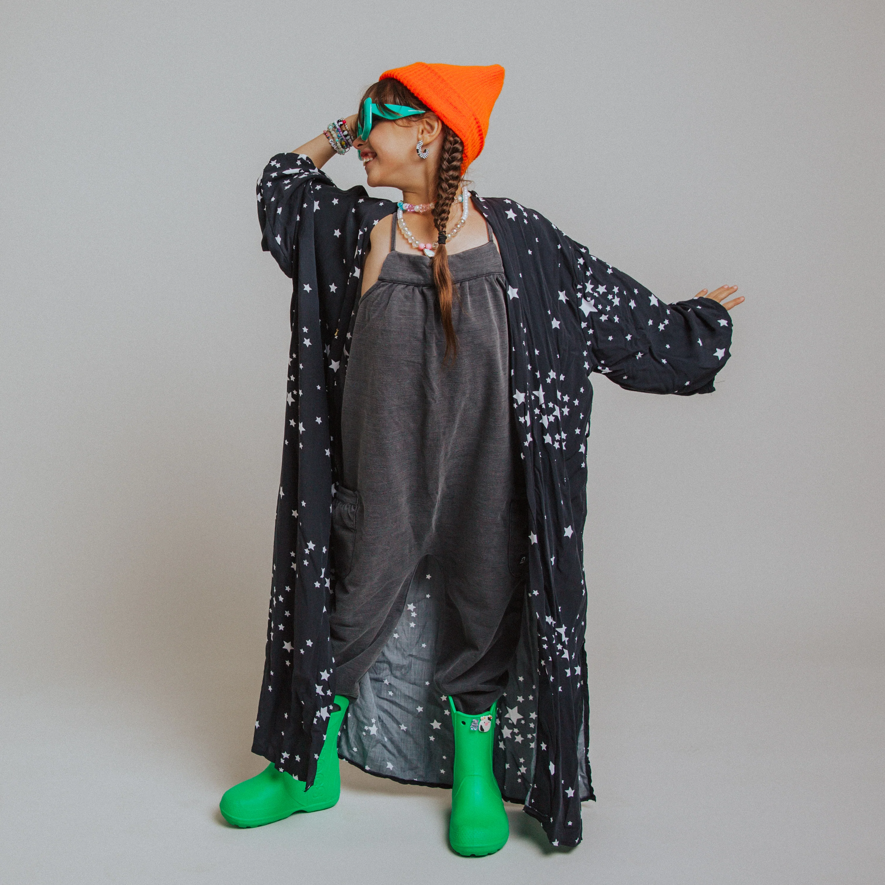 Basic Beanie - 'Neon Orange' - Image 6