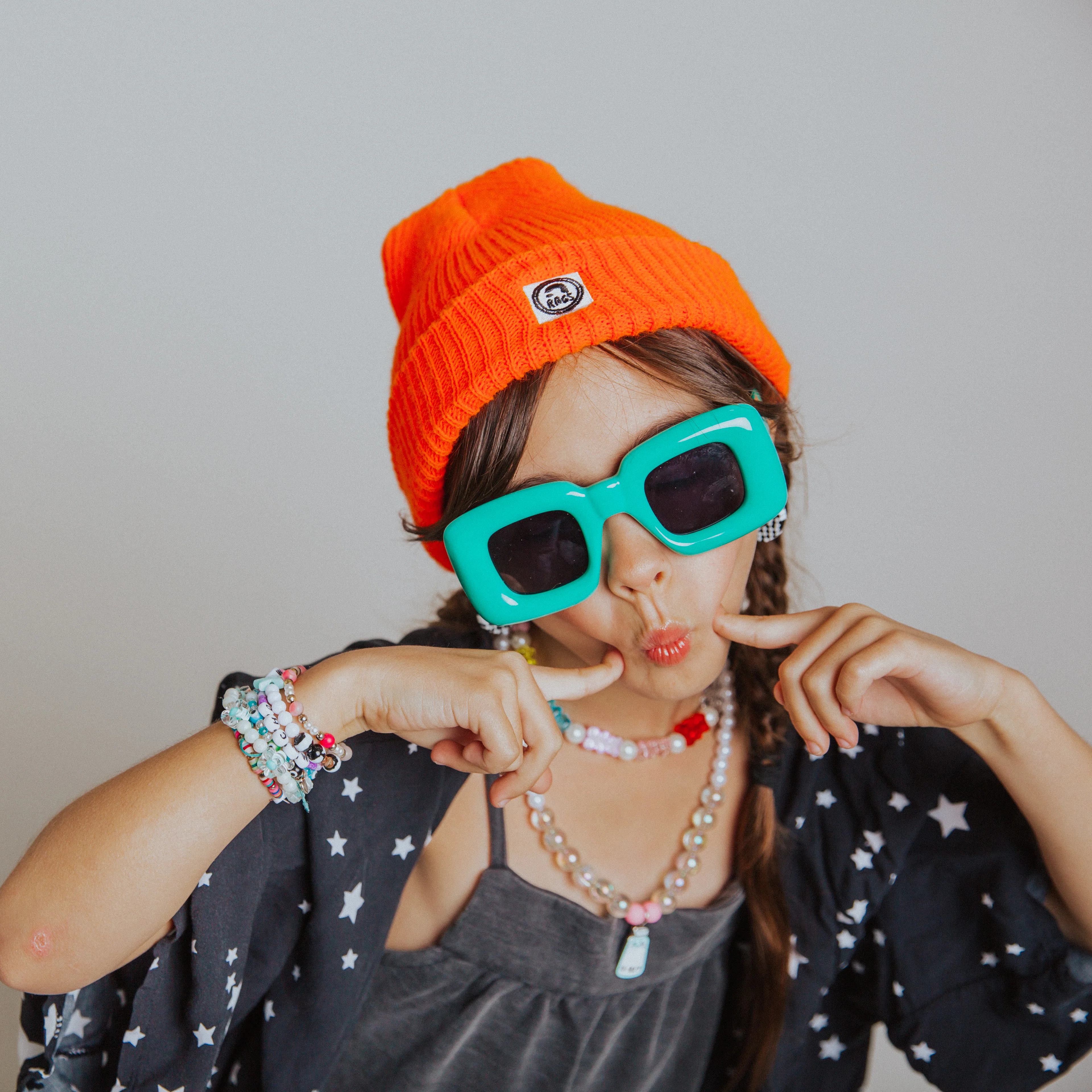 Basic Beanie - 'Neon Orange' - Image 7