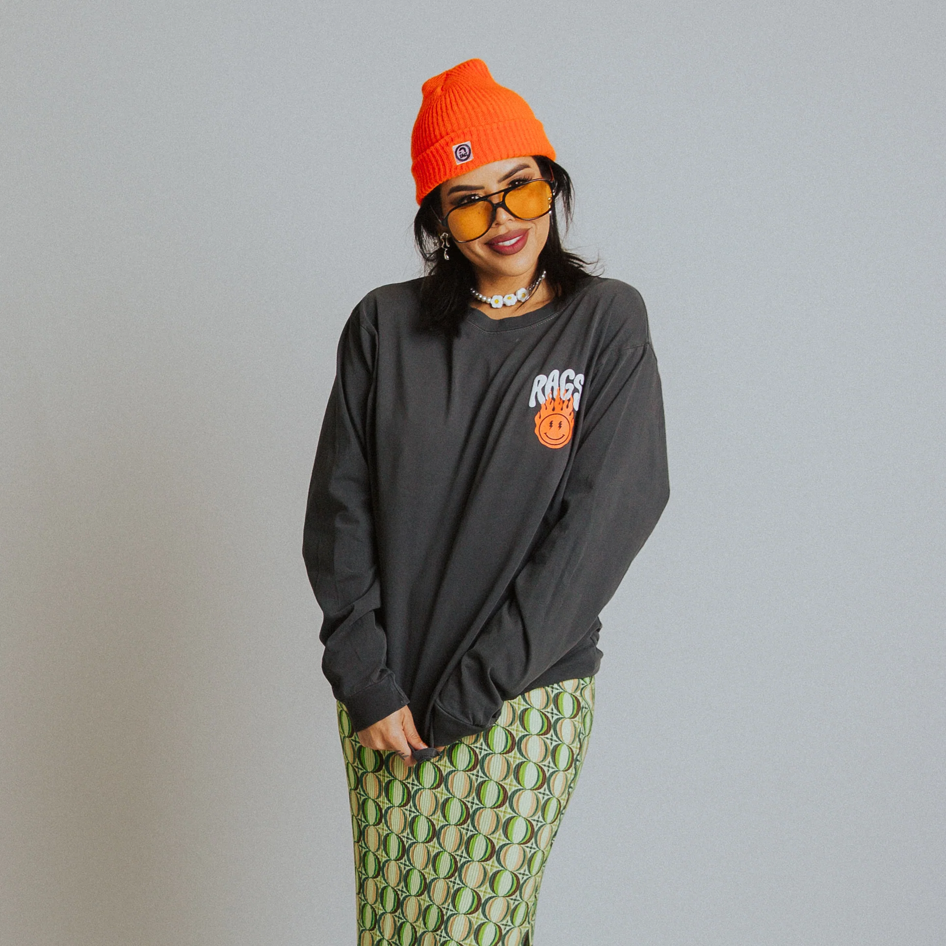 Basic Beanie - 'Neon Orange' - Image 9