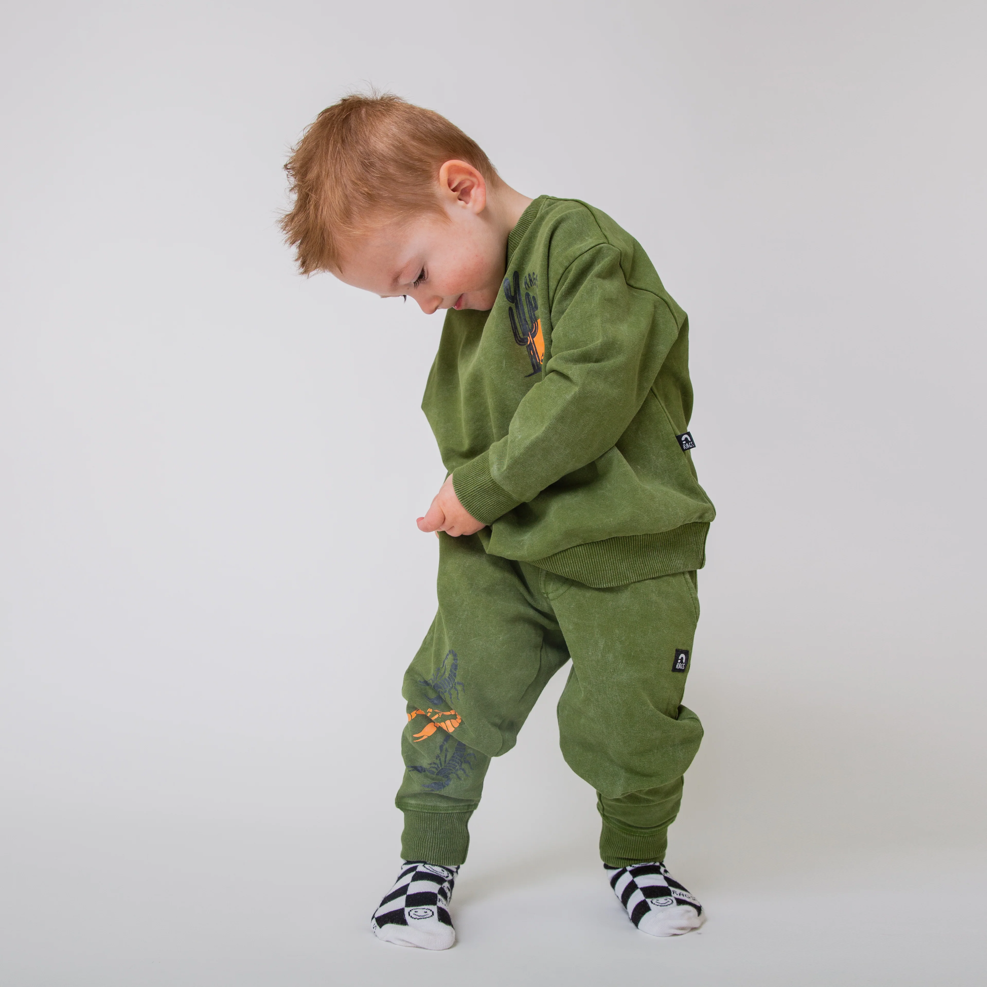 Relaxed Fit Joggers - 'Desert' - Washed Cedar - Image 4