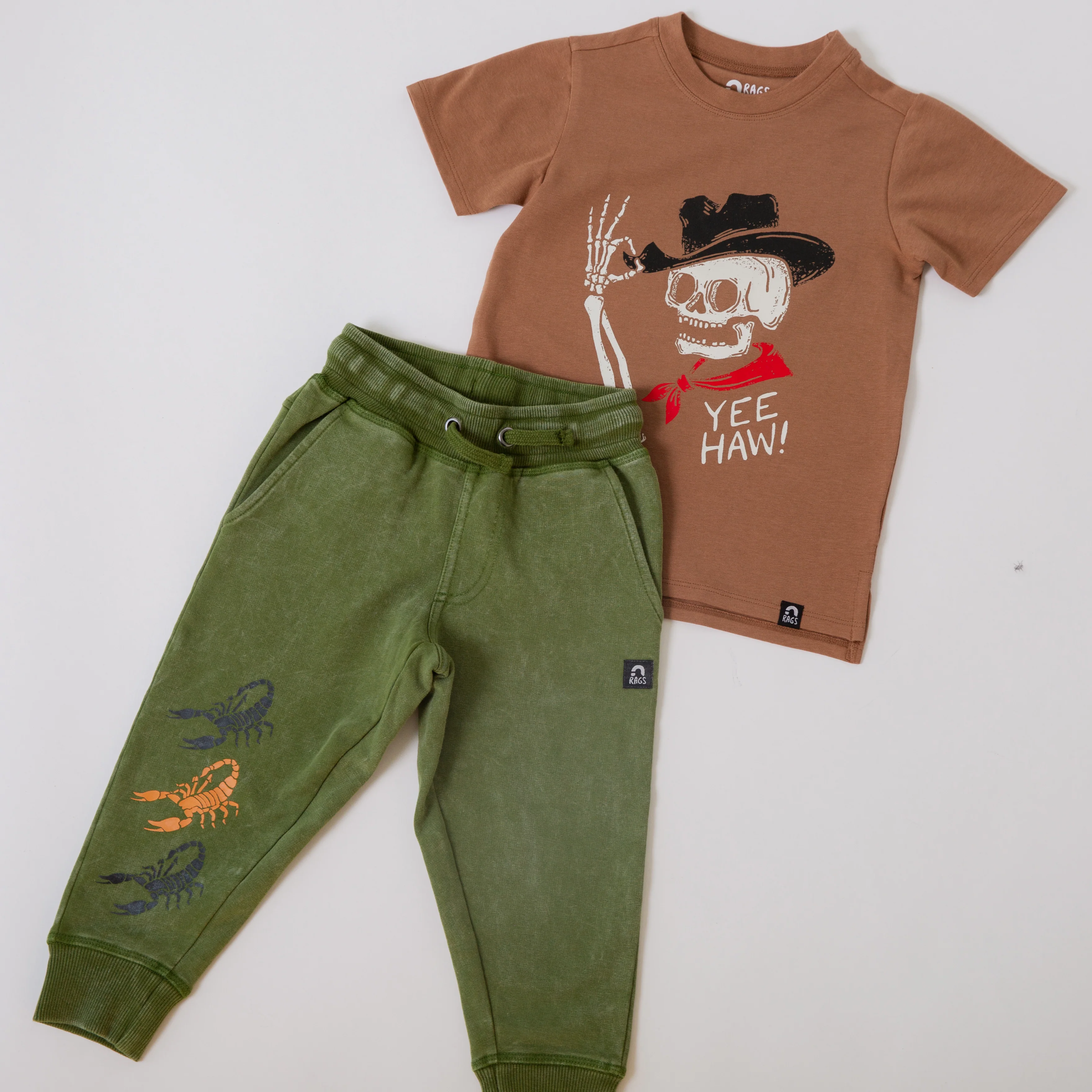 Relaxed Fit Joggers - 'Desert' - Washed Cedar - Image 6