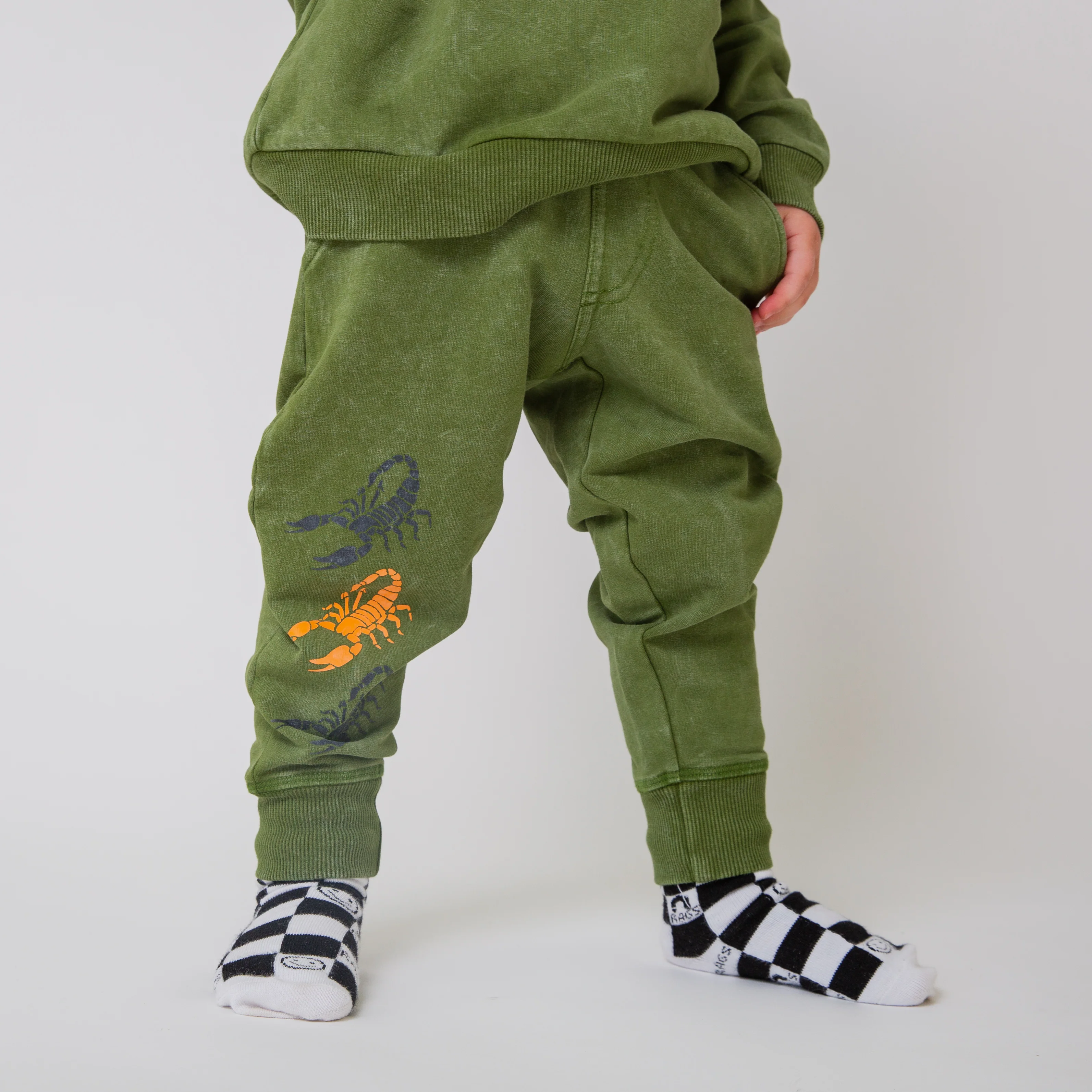 Relaxed Fit Joggers - 'Desert' - Washed Cedar - Image 8