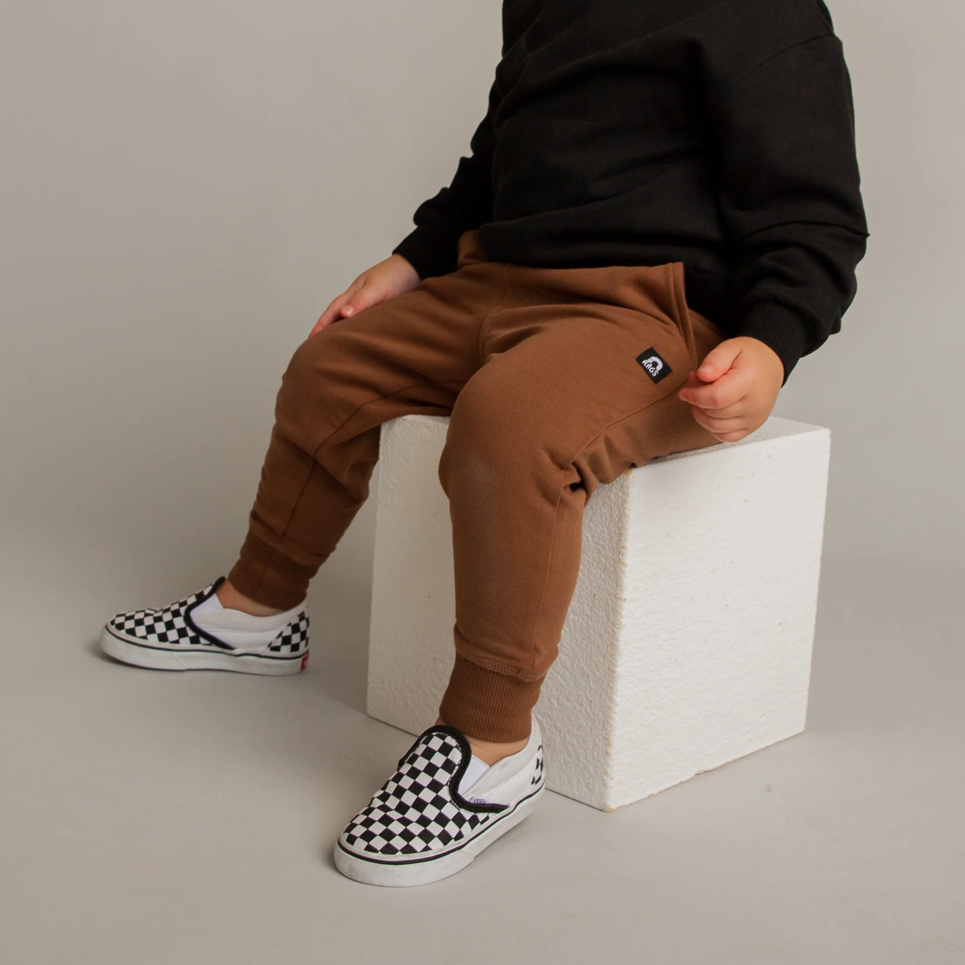 Essentials Relaxed Fit Joggers - Toffee - Image 2