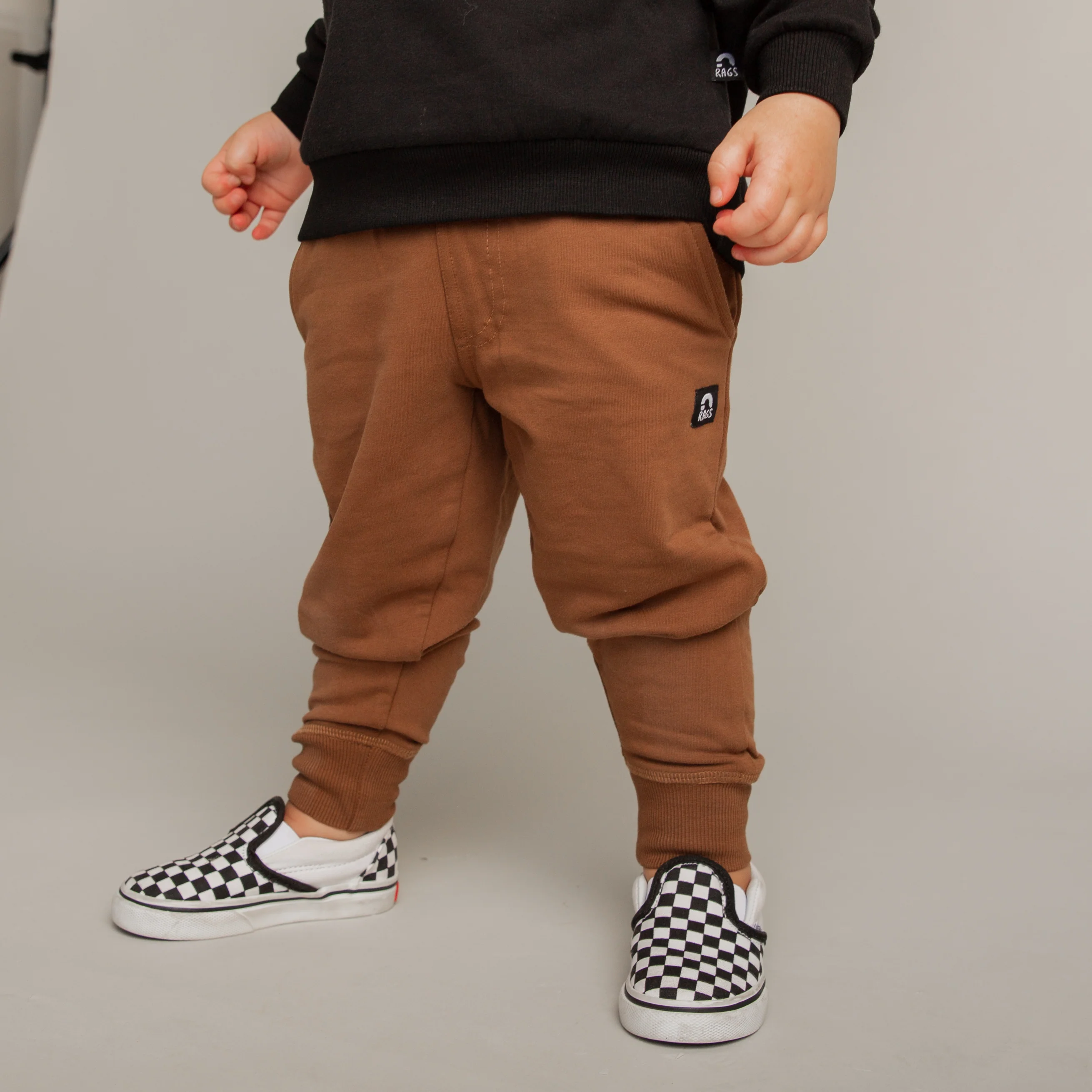 Essentials Relaxed Fit Joggers - Toffee - Image 4