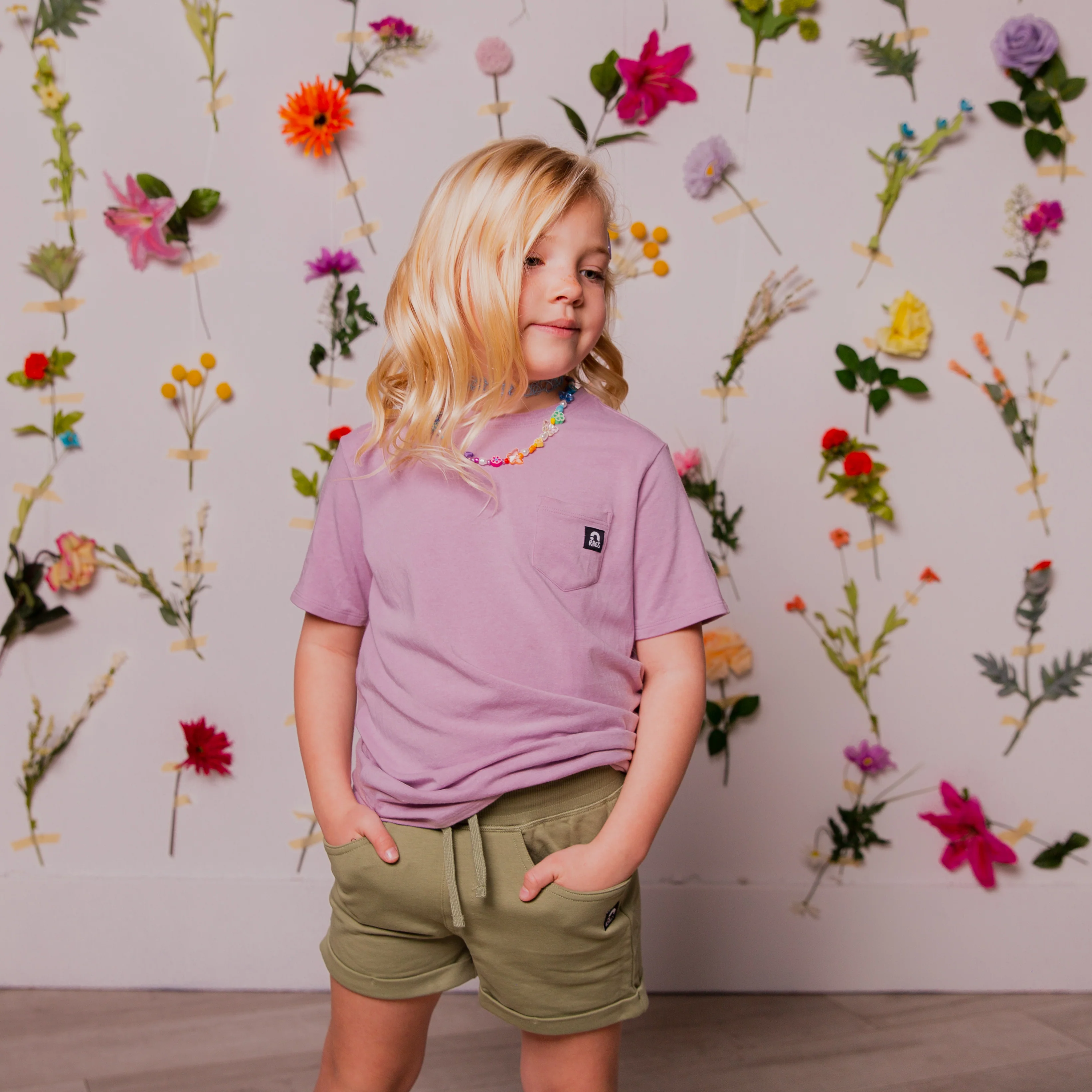 Essentials Short Sleeve Tee  - 'Lavender' - Image 5