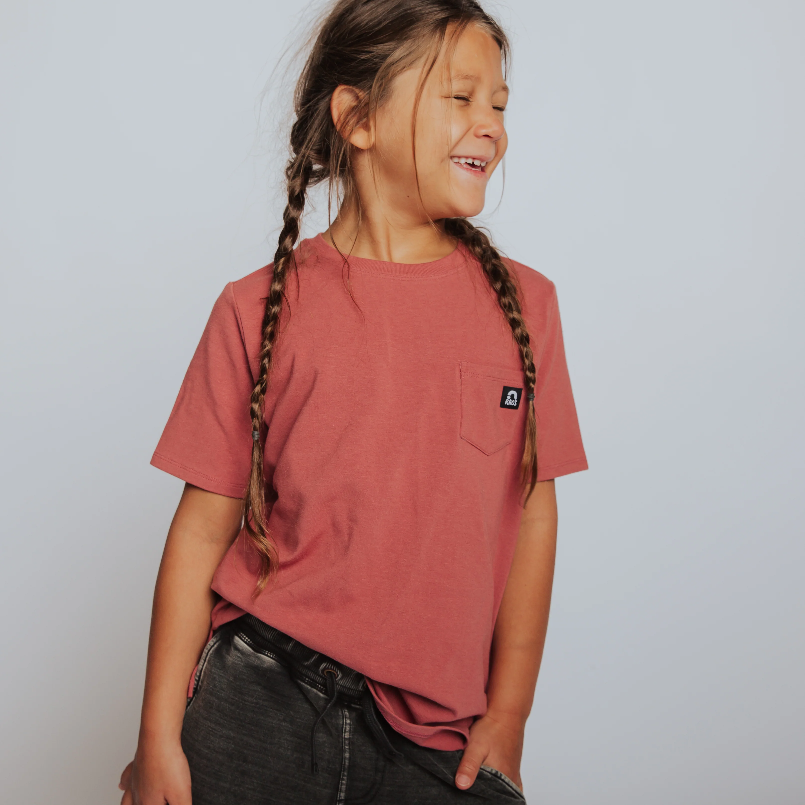 Essentials Short Sleeve Tee - Faded Rose - Image 10