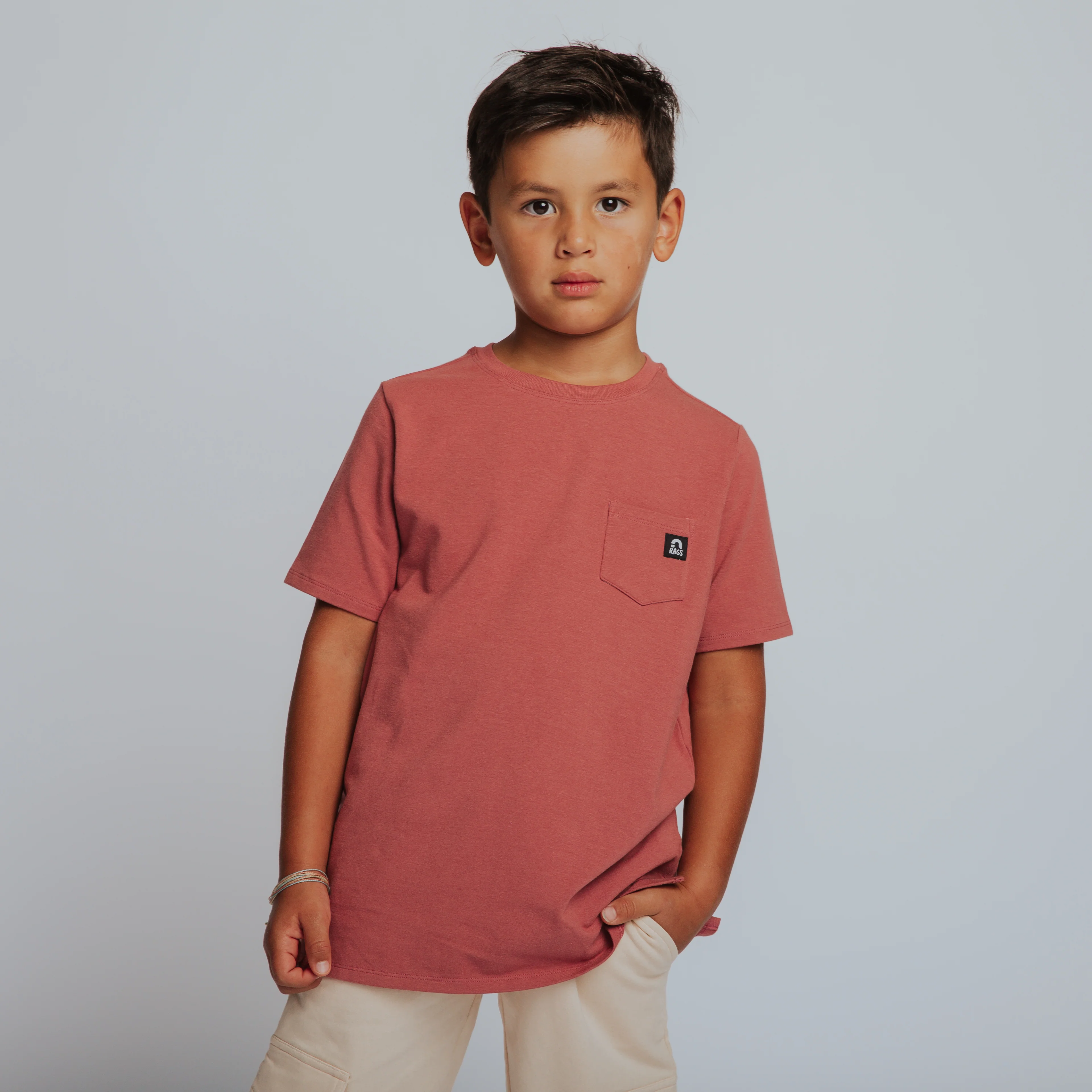 Essentials Short Sleeve Tee - Faded Rose - Image 6