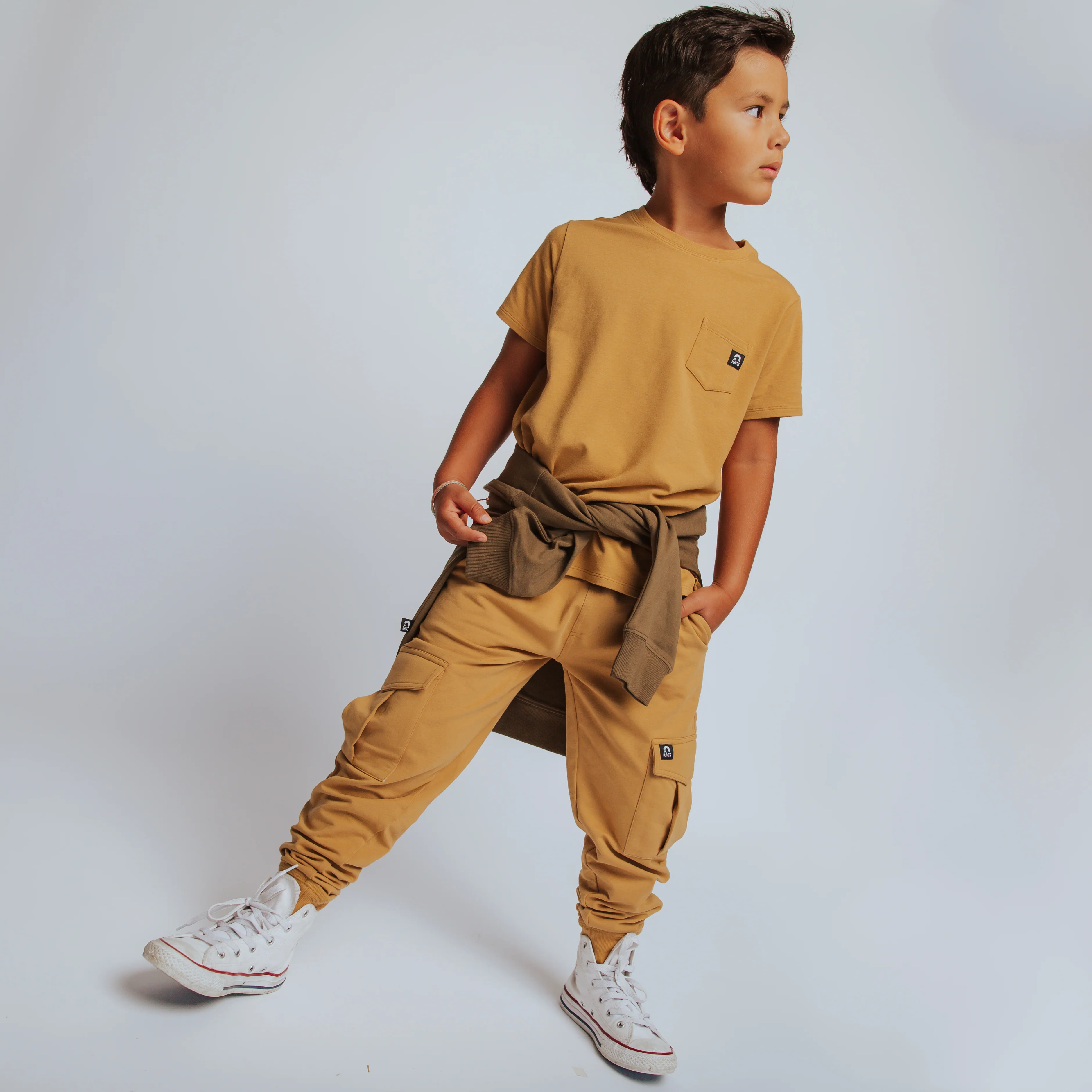 Essentials Short Sleeve Tee - Curry - Image 3