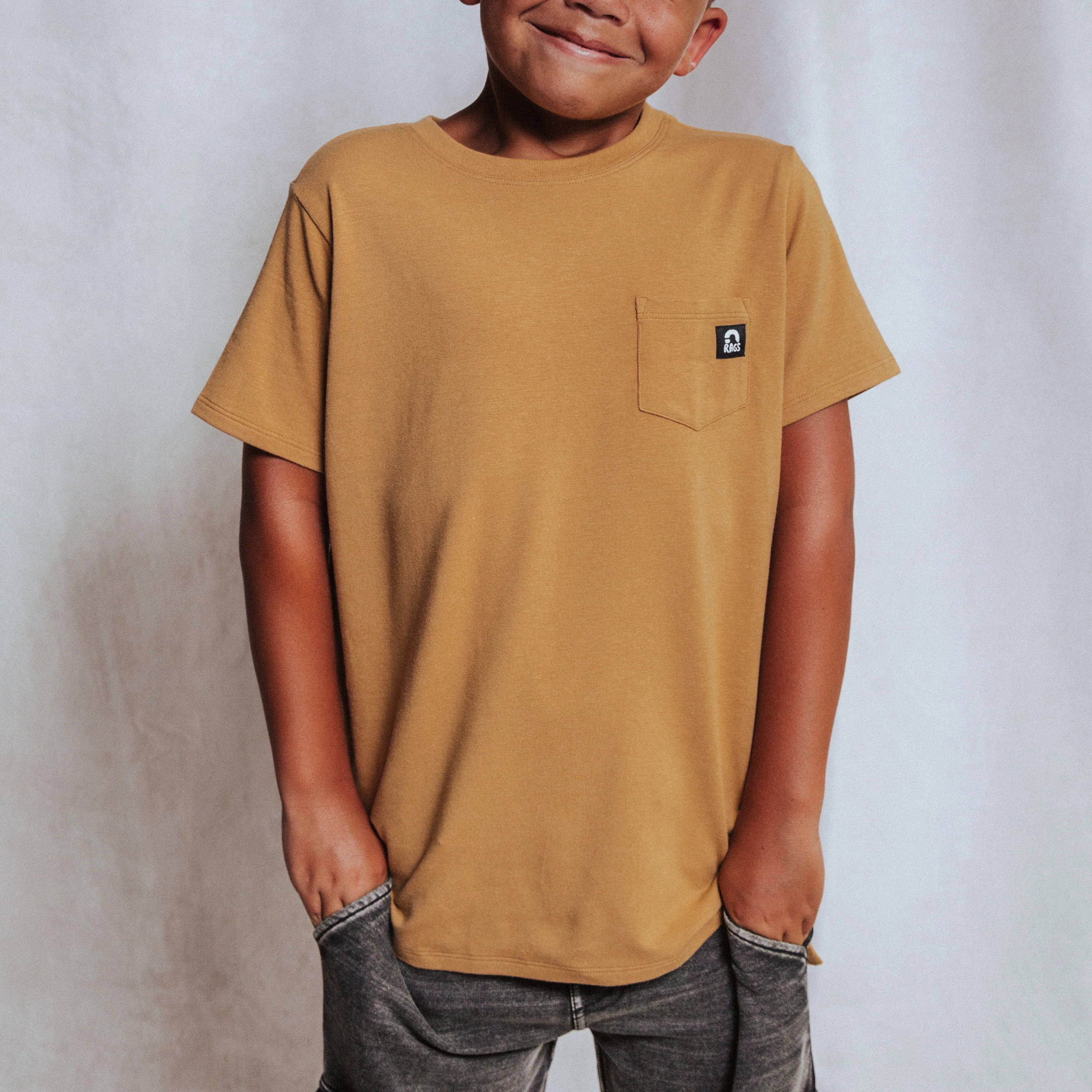 Essentials Short Sleeve Tee - Curry - Image 4