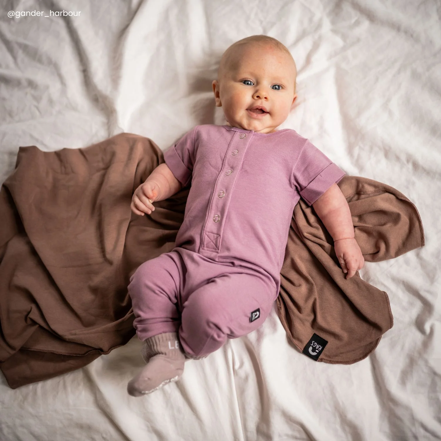 Essentials Rag Romper - 'Lavender' - Image 5