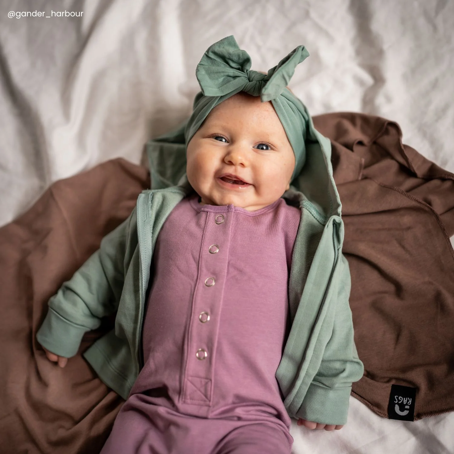 Essentials Rag Romper - 'Lavender' - Image 6