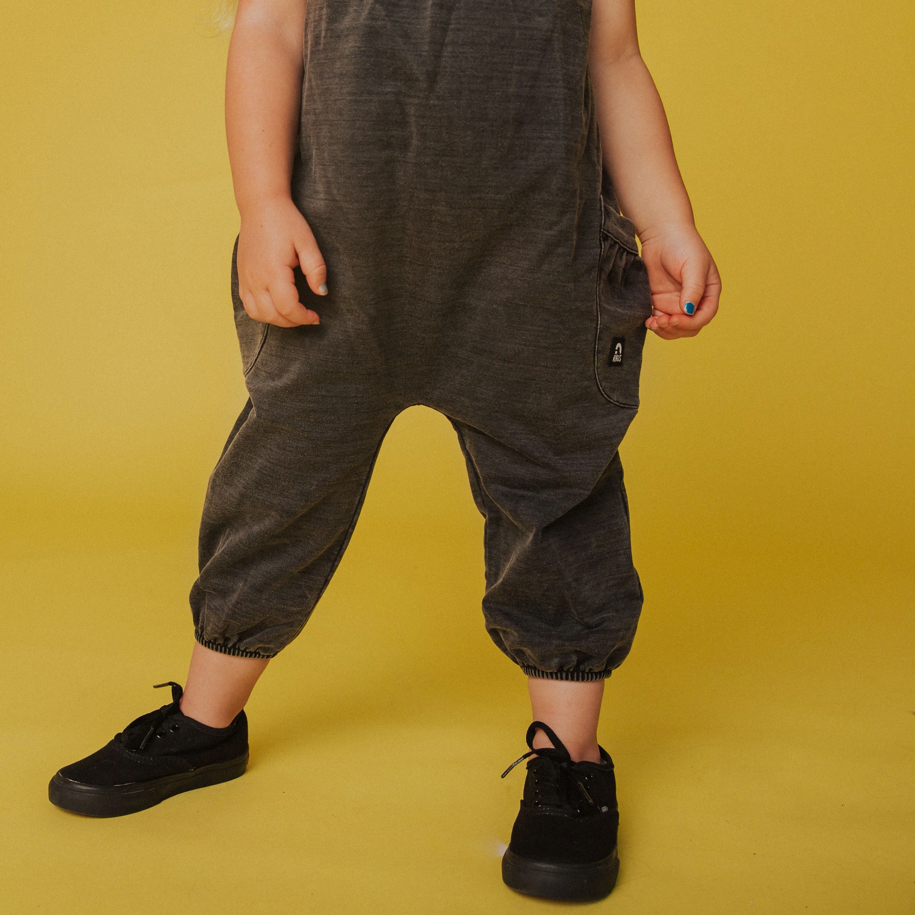 Strappy Jumper - 'Washed Black Denim' - Image 4