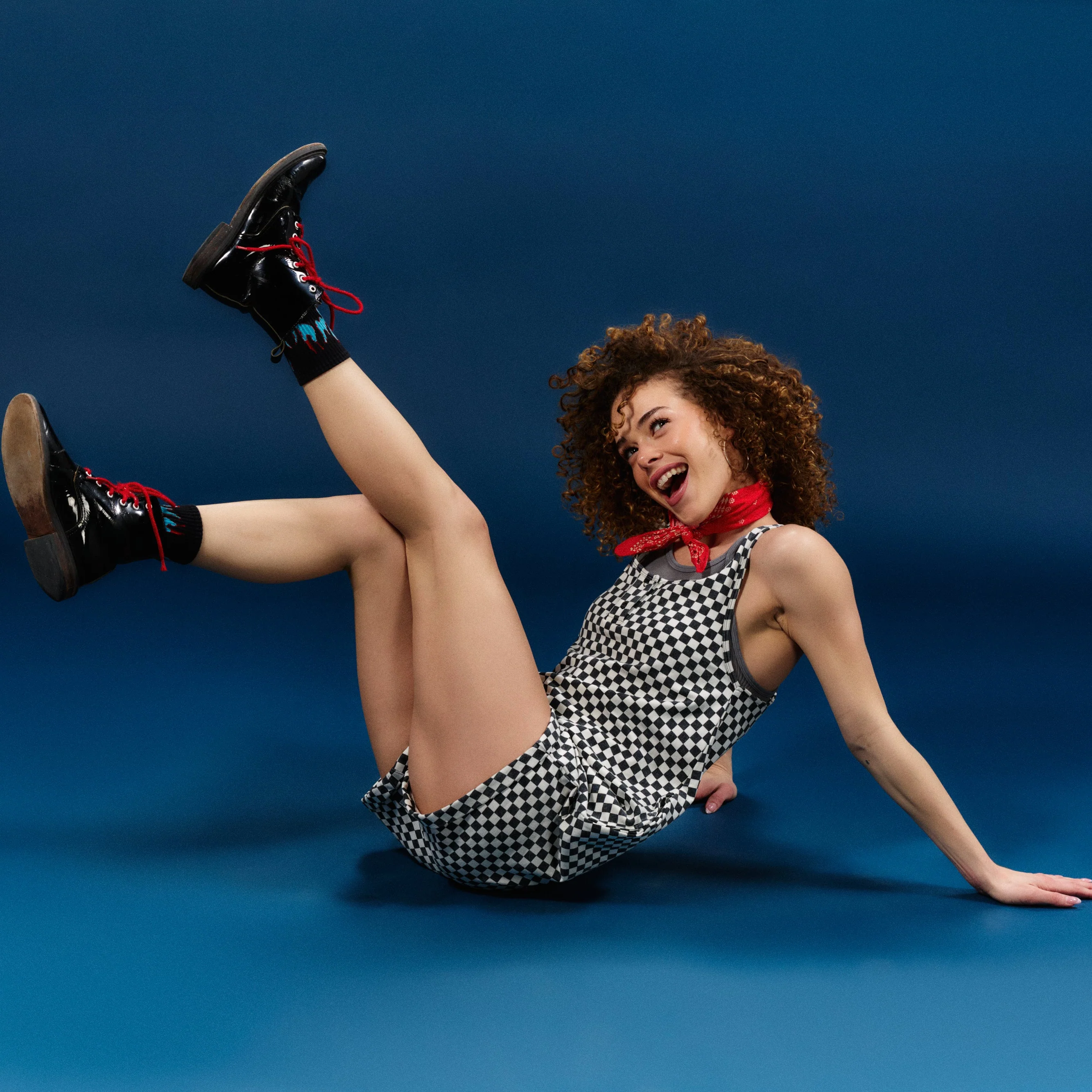 The Shortie - 'Black & White Mini check' - Image 3