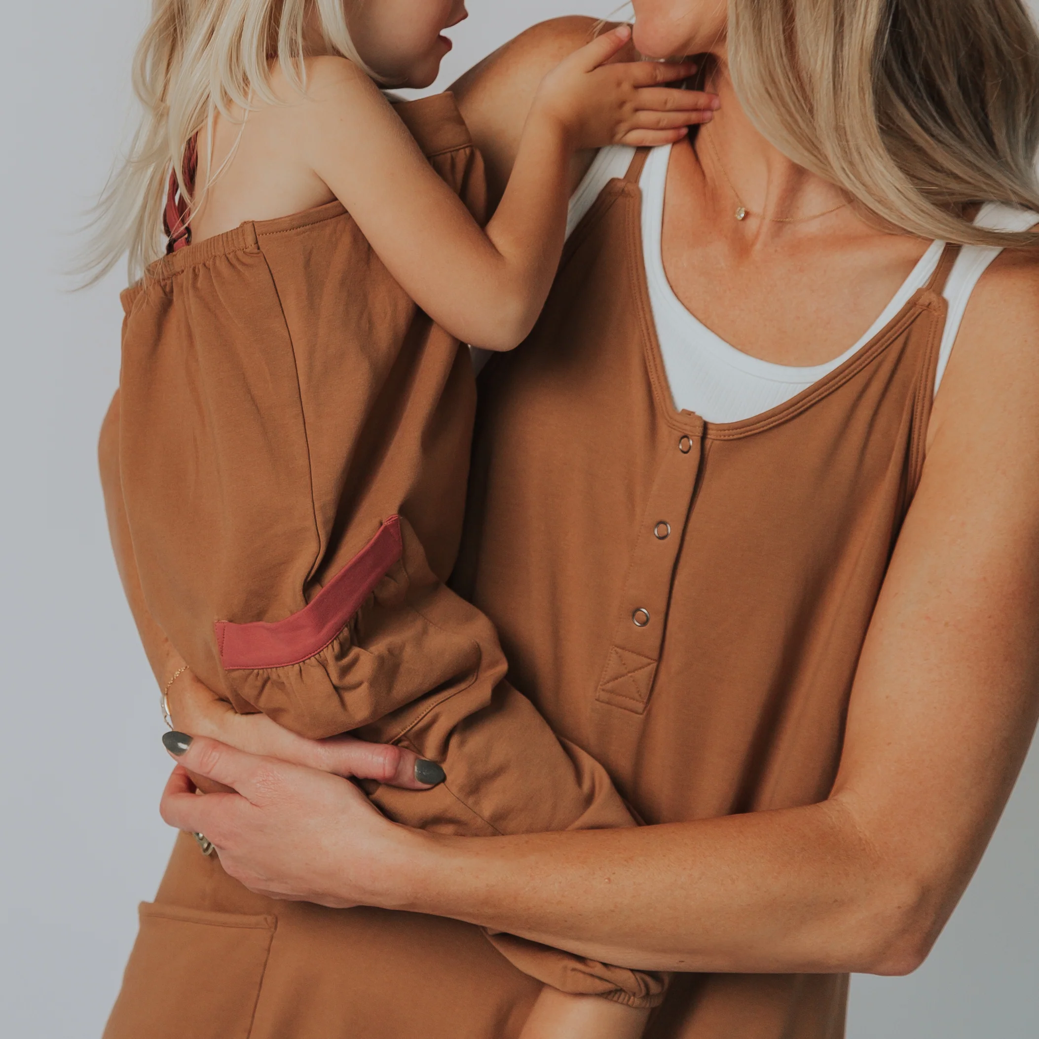Women's Tank Romper - Camel - Image 5